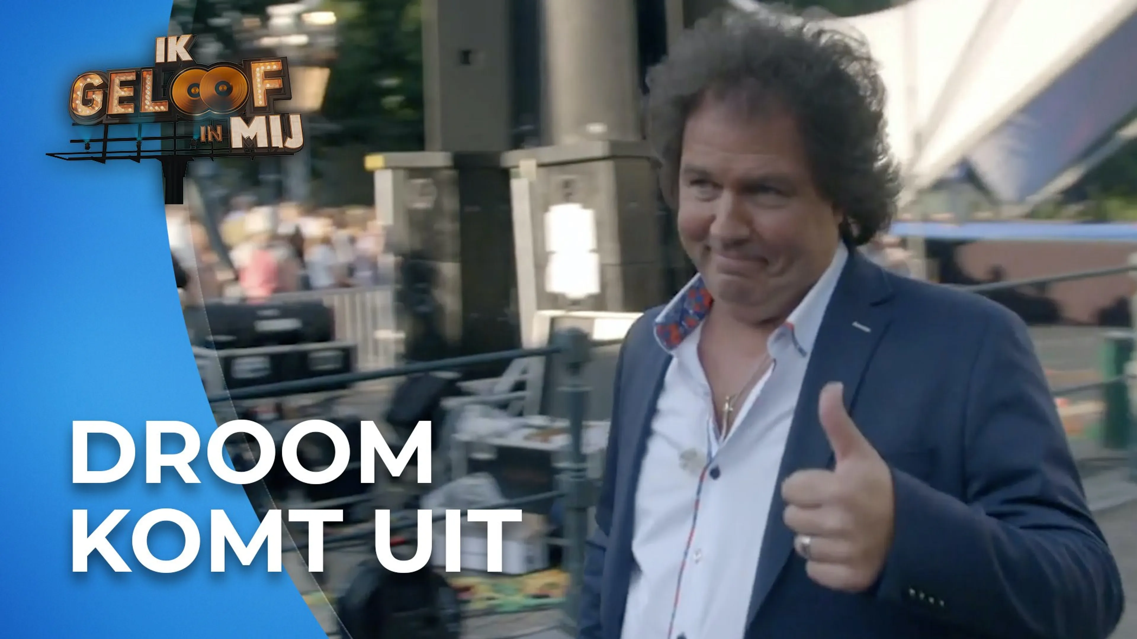 René Le Blanc ontmoet artiesten bij TROS muziekfeest