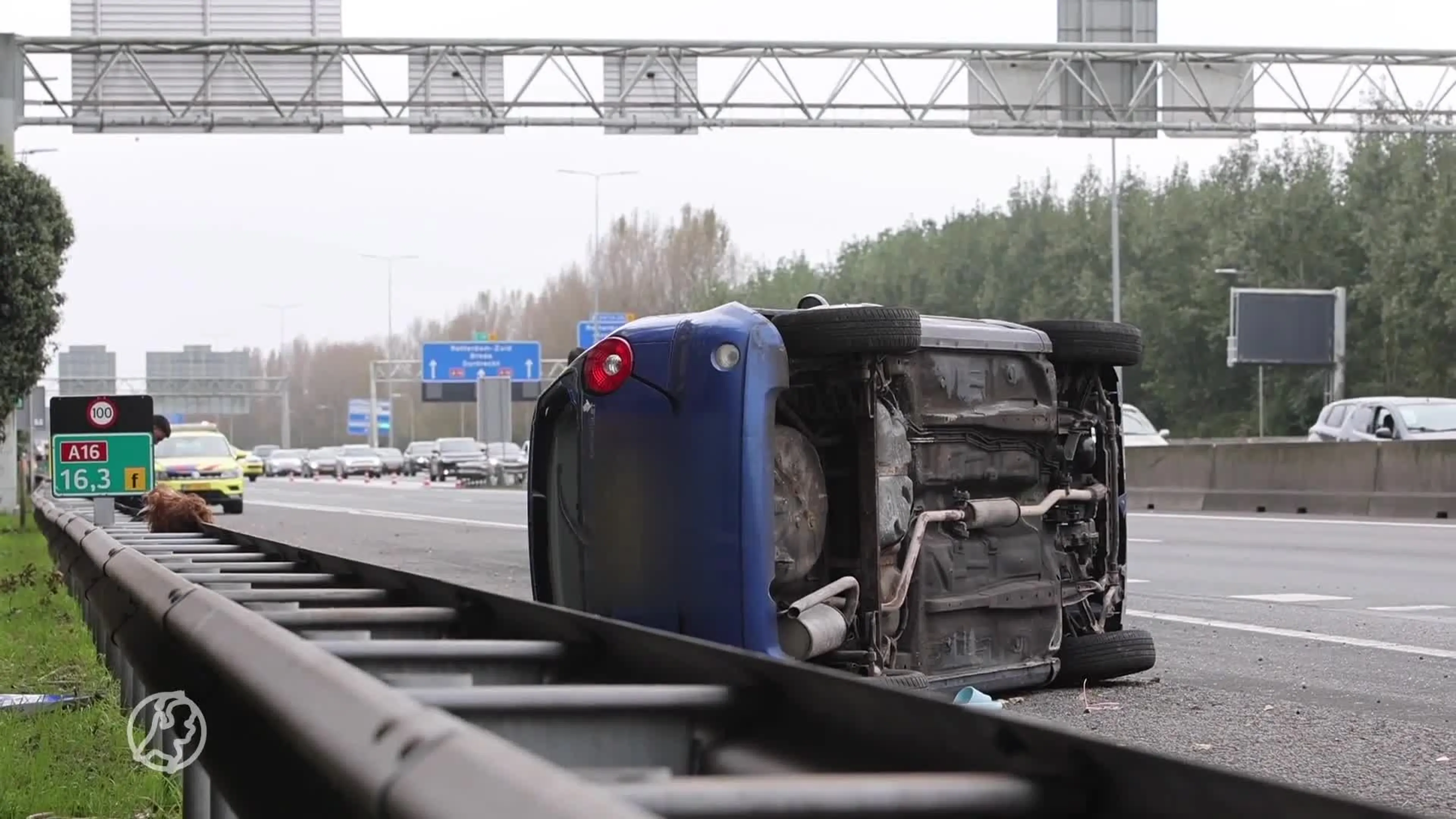 Twee kinderen zwaargewond na auto-ongeluk