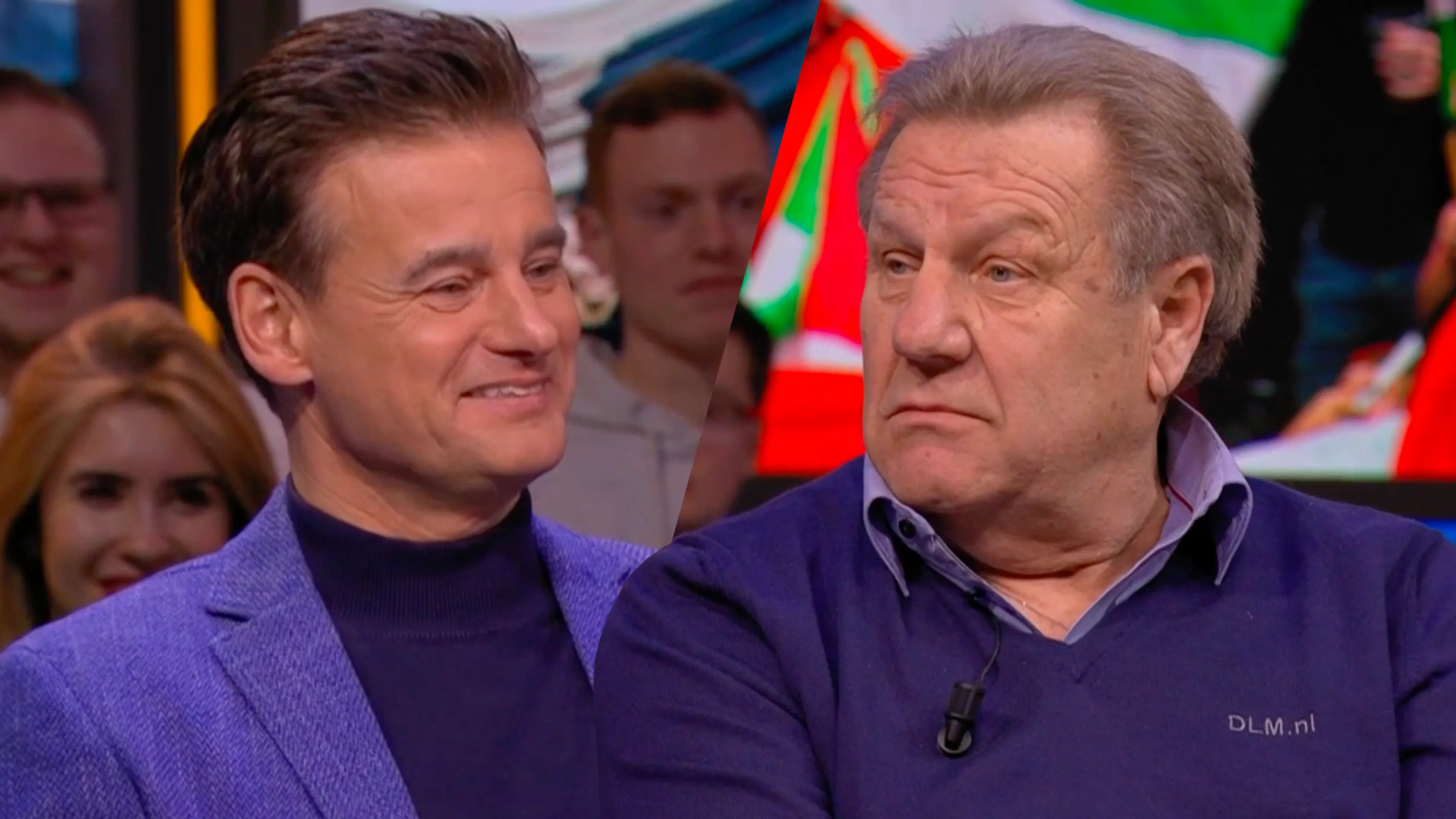 Wilfred lacht om verspreking Jan: 'Twee thee?'