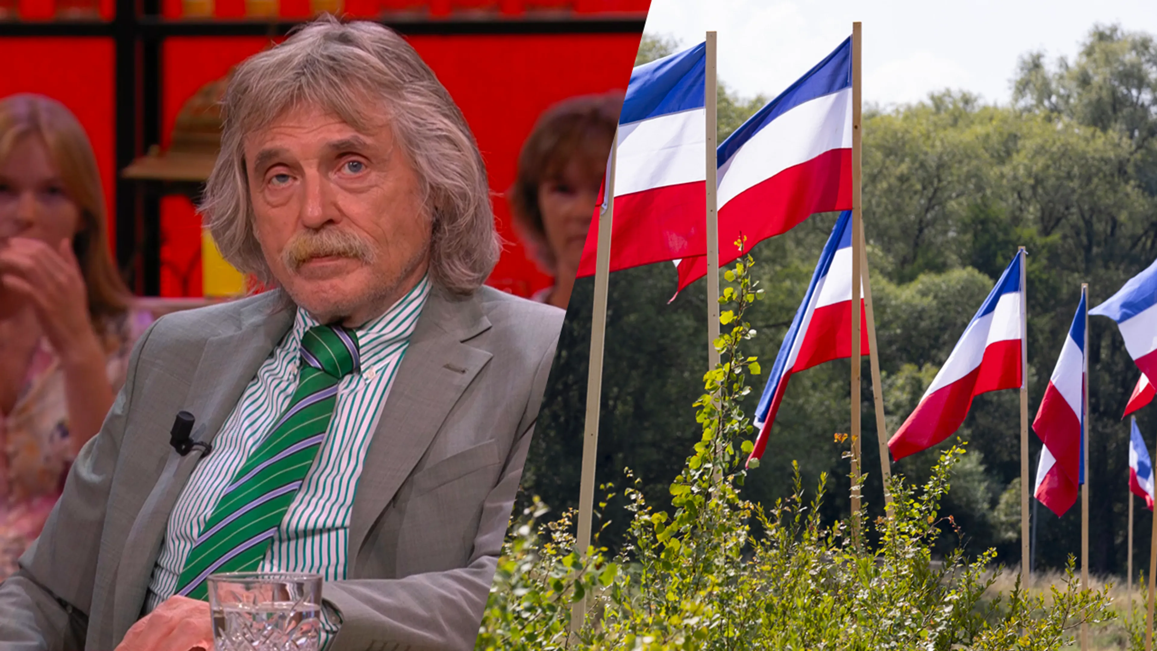 Johan snapt ophef om omgekeerde vlaggen niet: 'Ik vind het een vredige manier van protesteren'