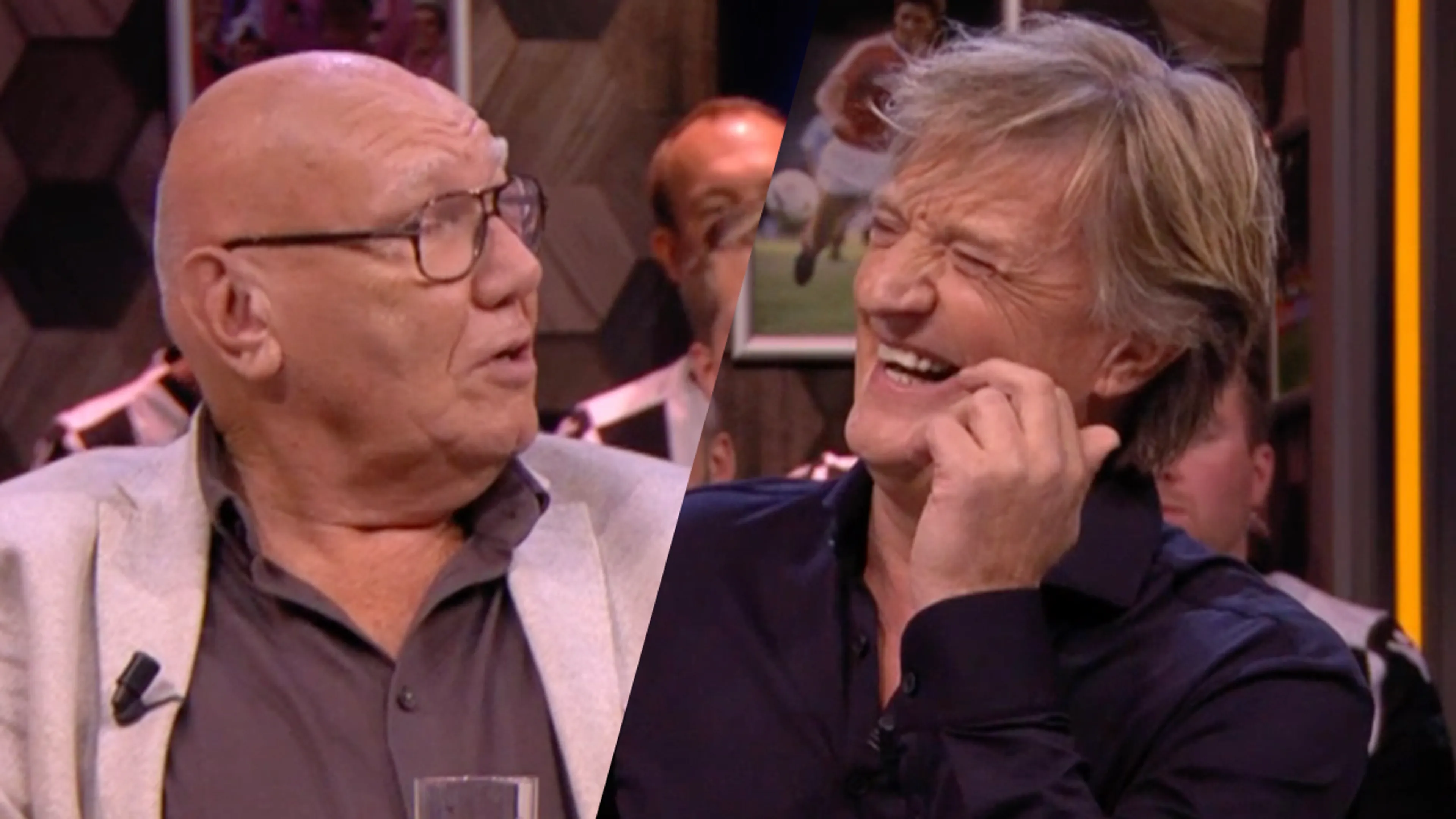 Wim aan Veronica Offside-tafel met Kees en Andy: 'Ik heb gelukkig wel m'n haar nog...'