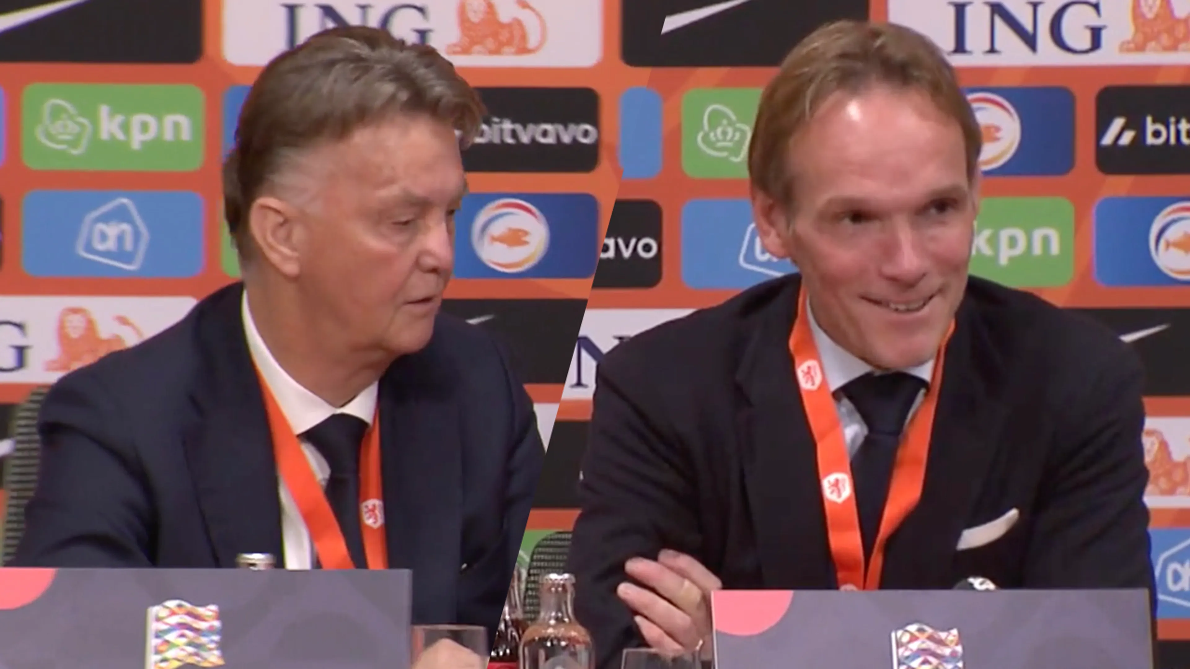 Van Gaal onder de indruk van actie Oranje-perschef: 'Applaus voor Bas!'