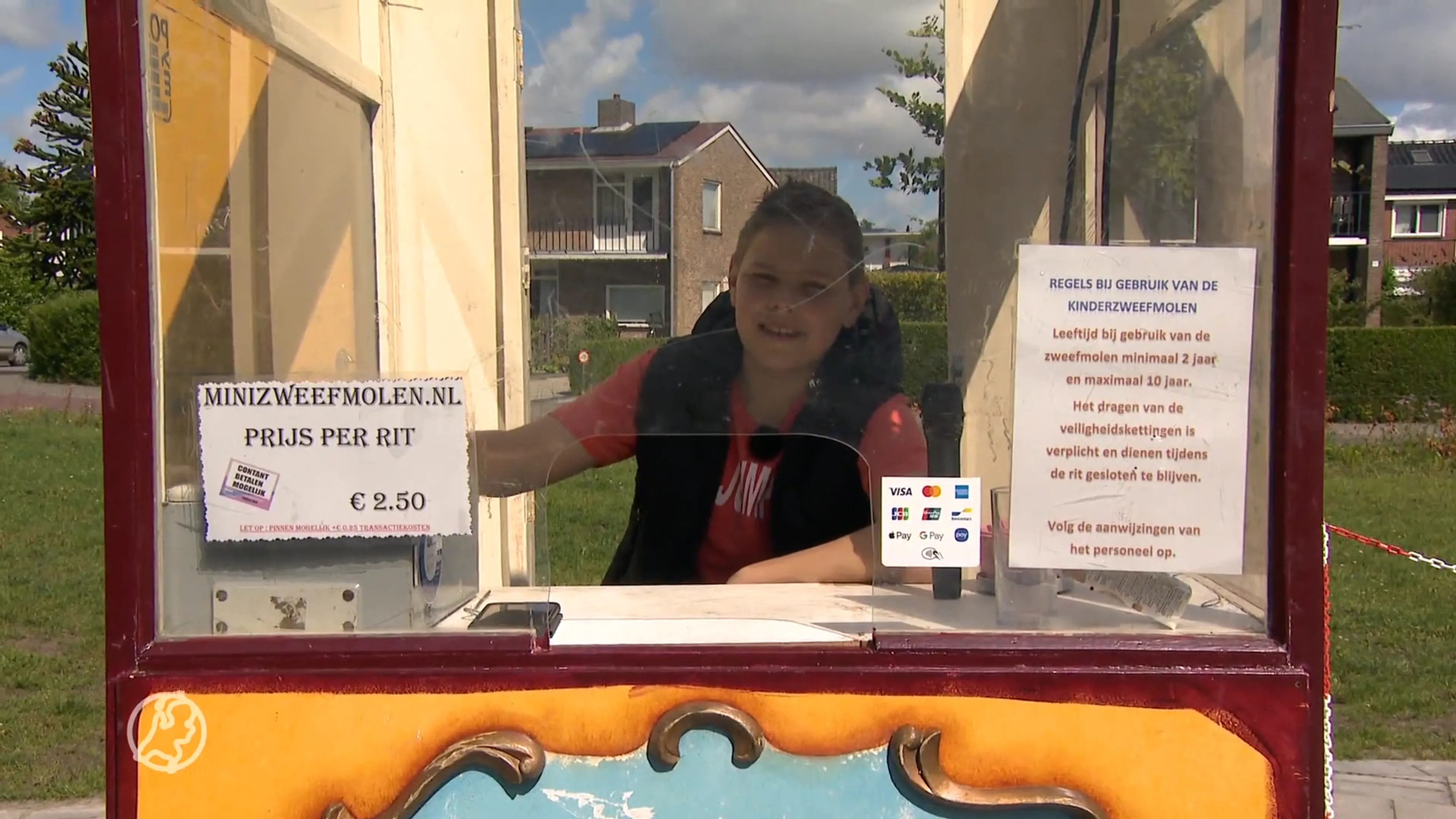 Liam (12) heeft nu al zijn eigen kermis