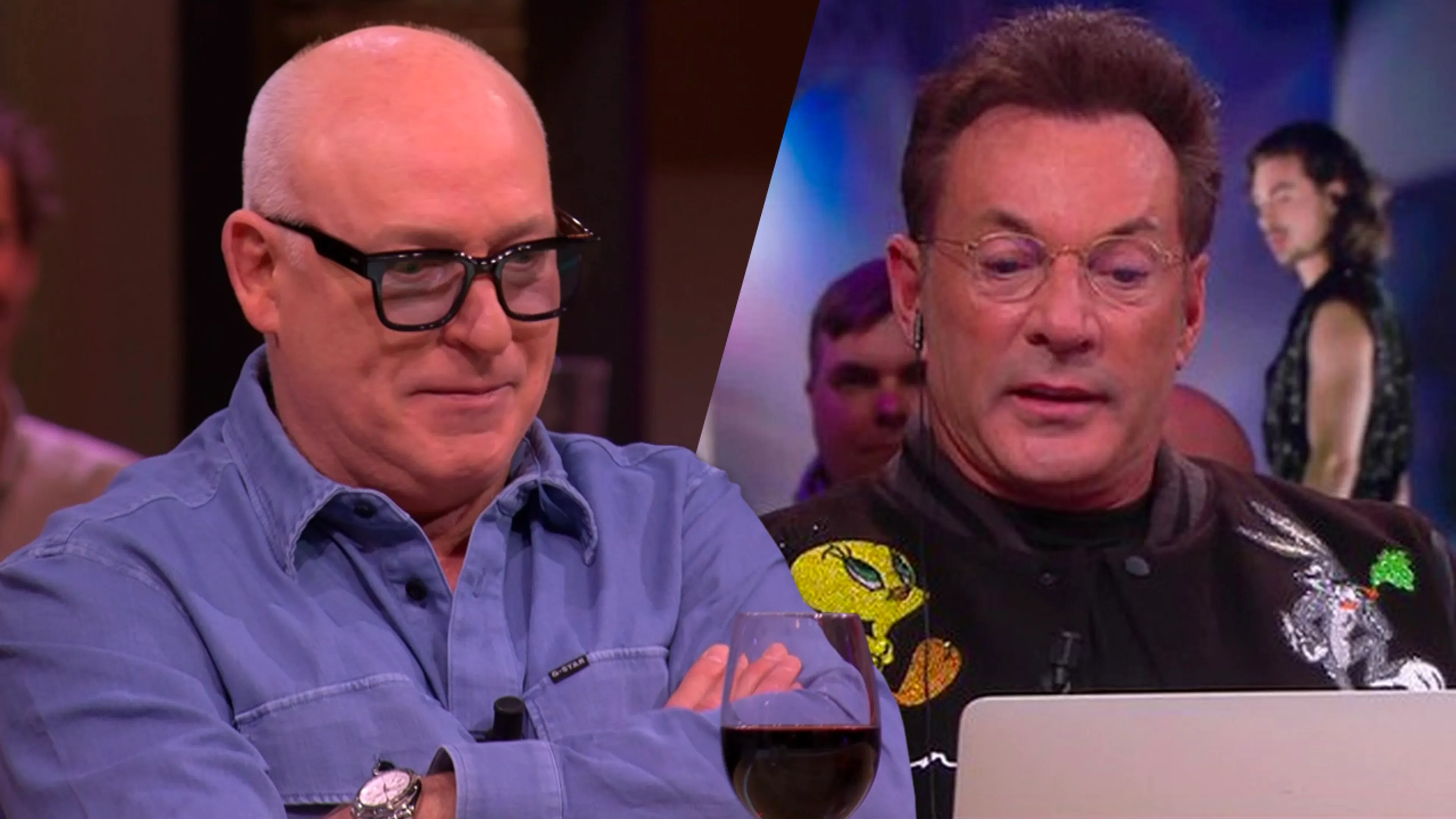 René lacht om Gerard Joling bij Jinek: 'Dat heb ik nog nooit meegemaakt!'