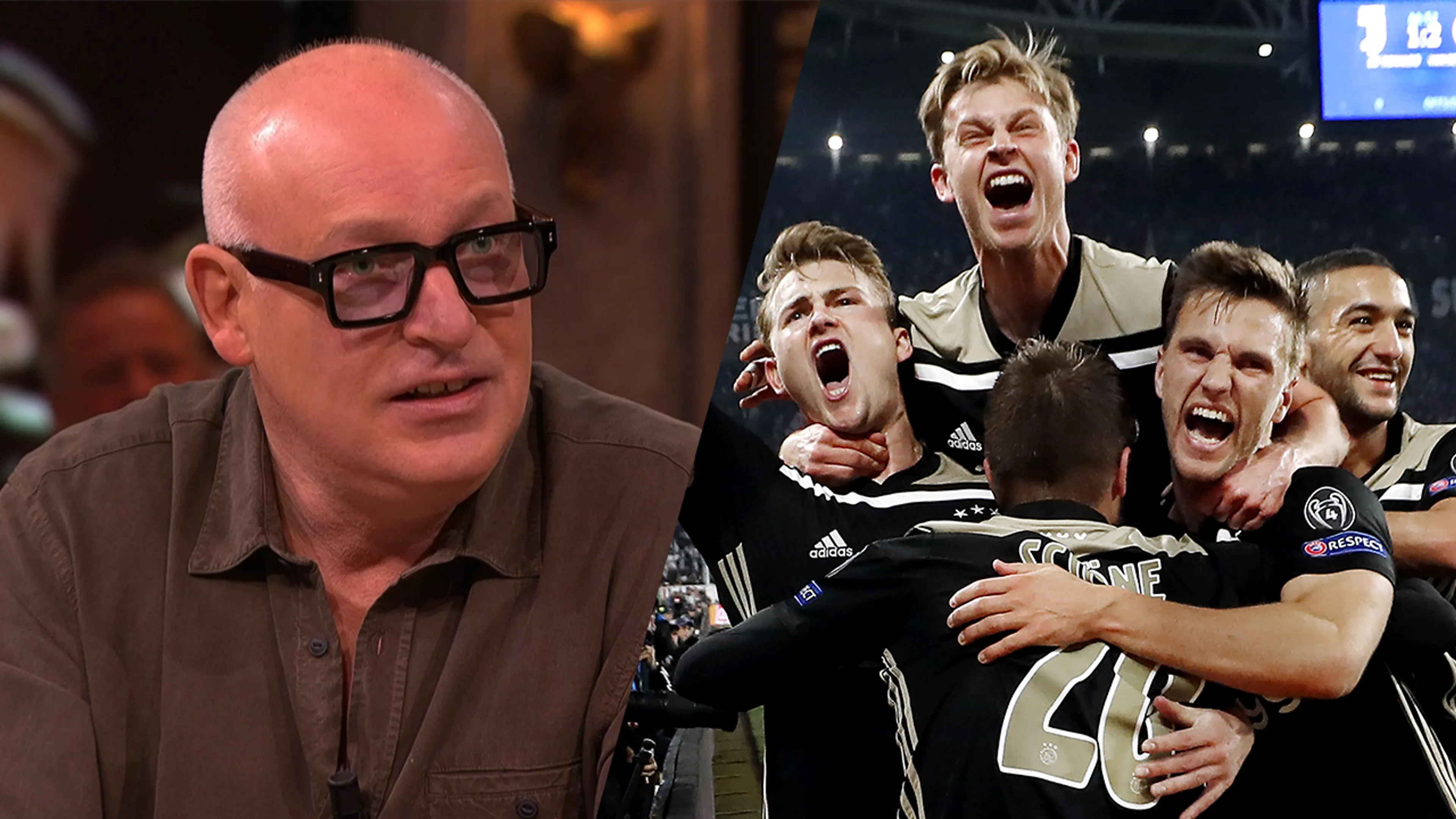 René: 'Dan moet ik weer denken aan Ajax, die stegen altijd boven zichzelf uit in de Champions League'