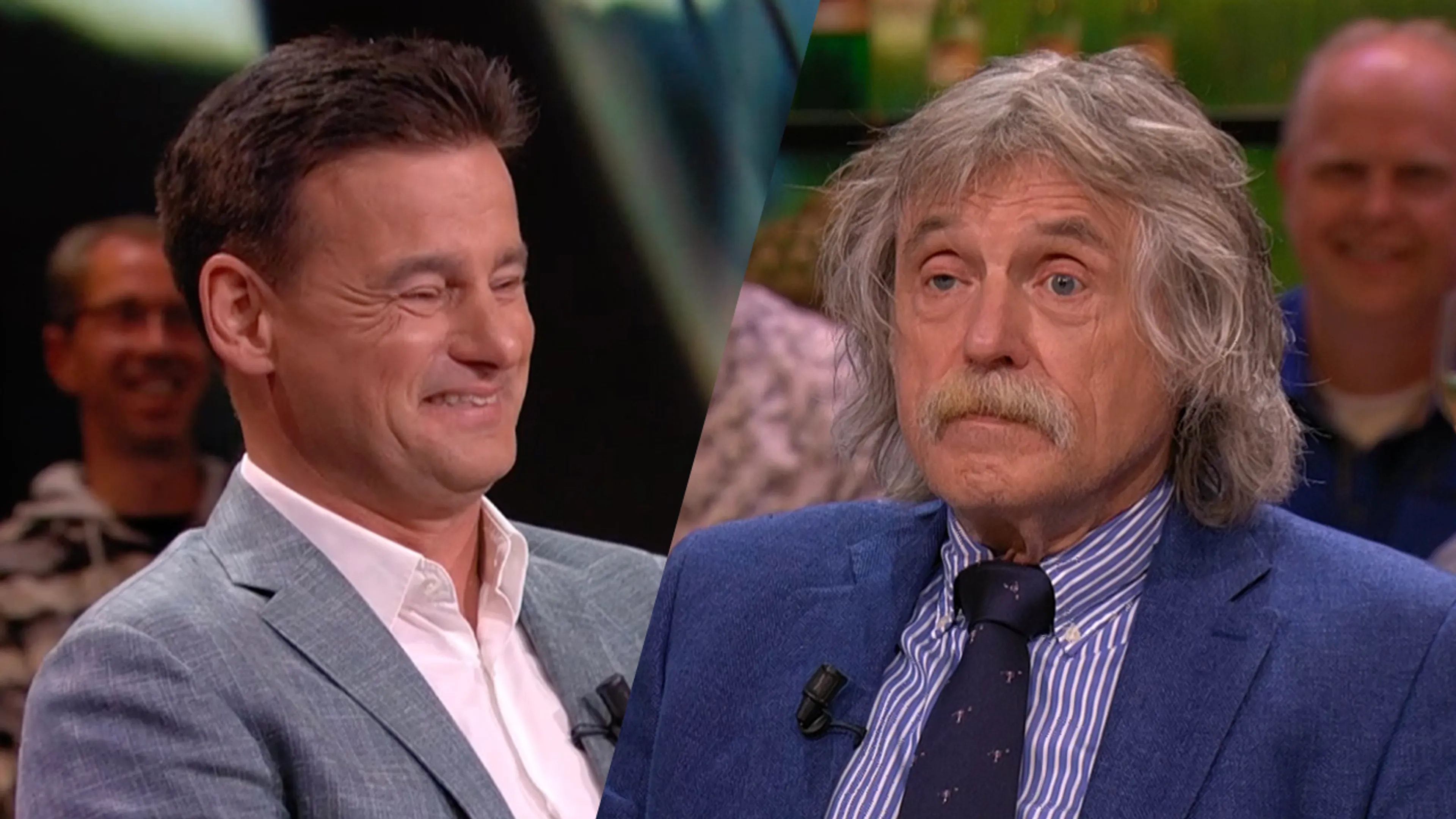 Wilfred gaat stuk om flauw filmpje over wielrennen, Johan kan er niet om lachen