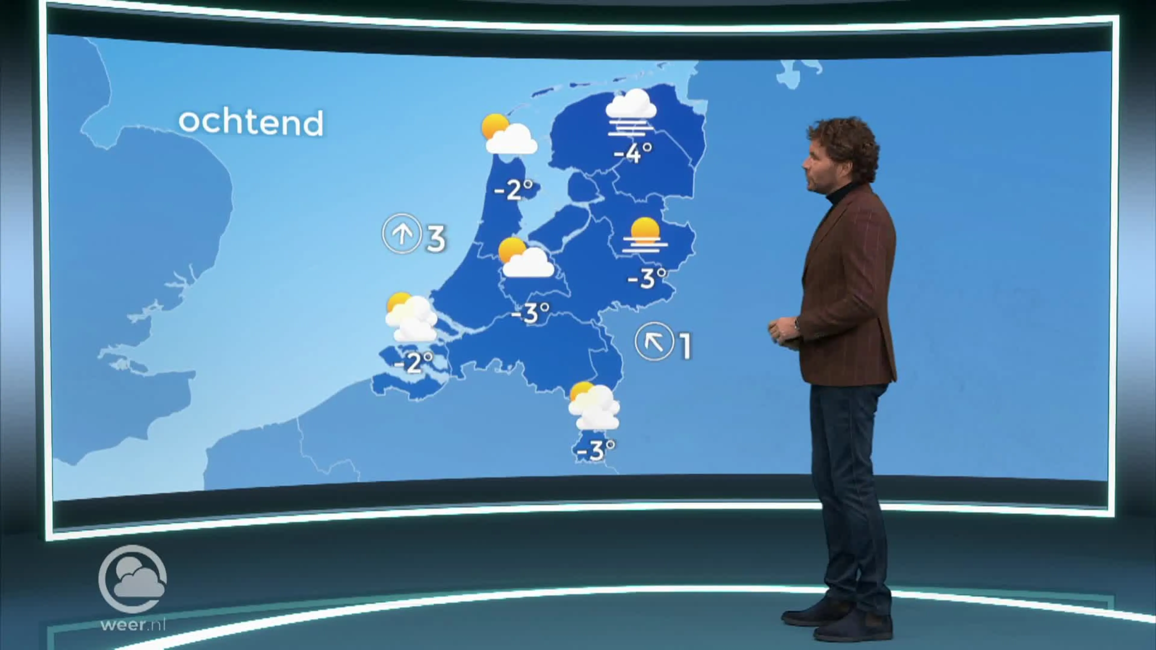 Weerbericht woensdag 22 december 2021