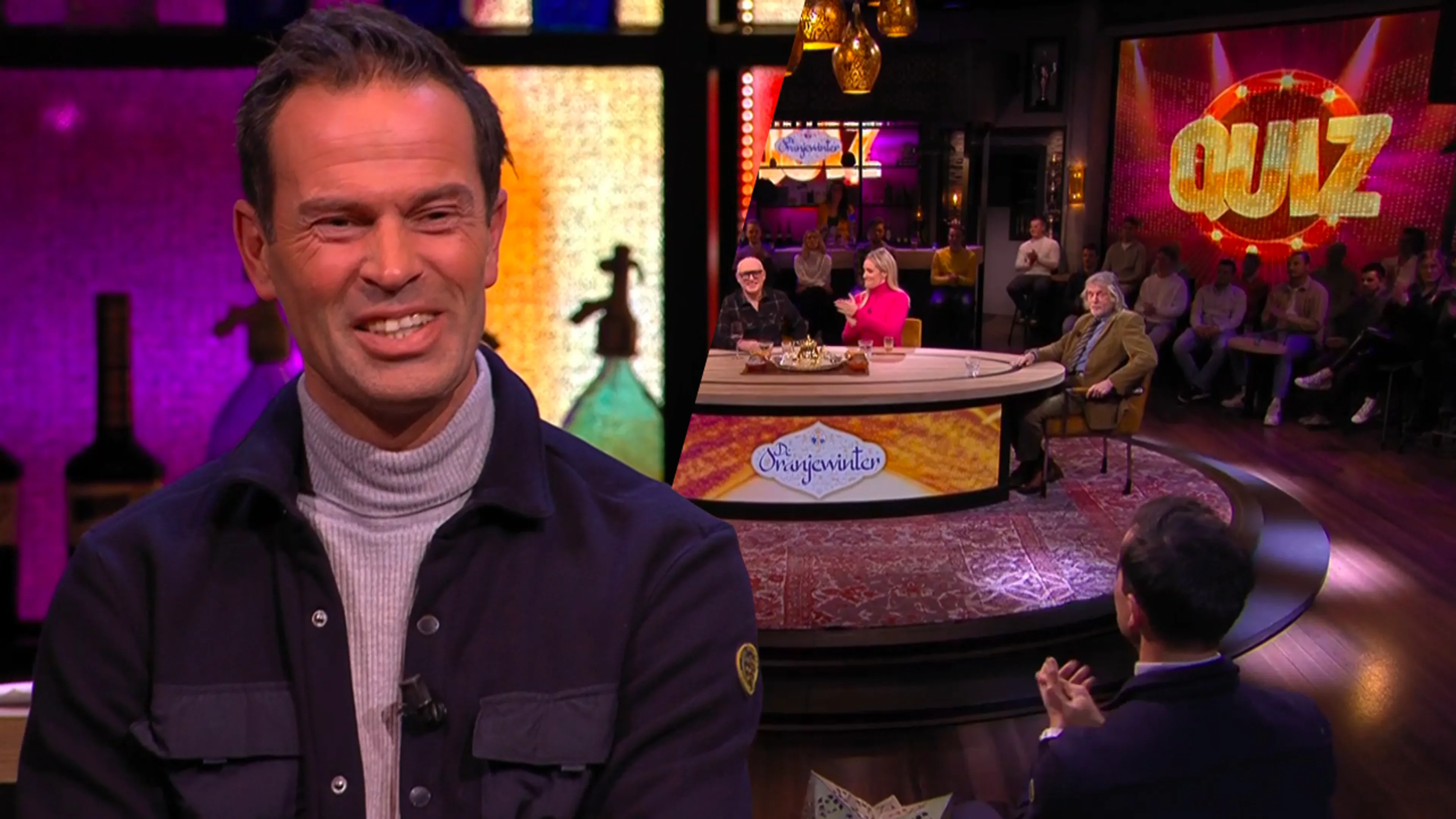Bas debuteert als quizmaster bij De Oranjewinter: 'Licht uit, spot aan!'