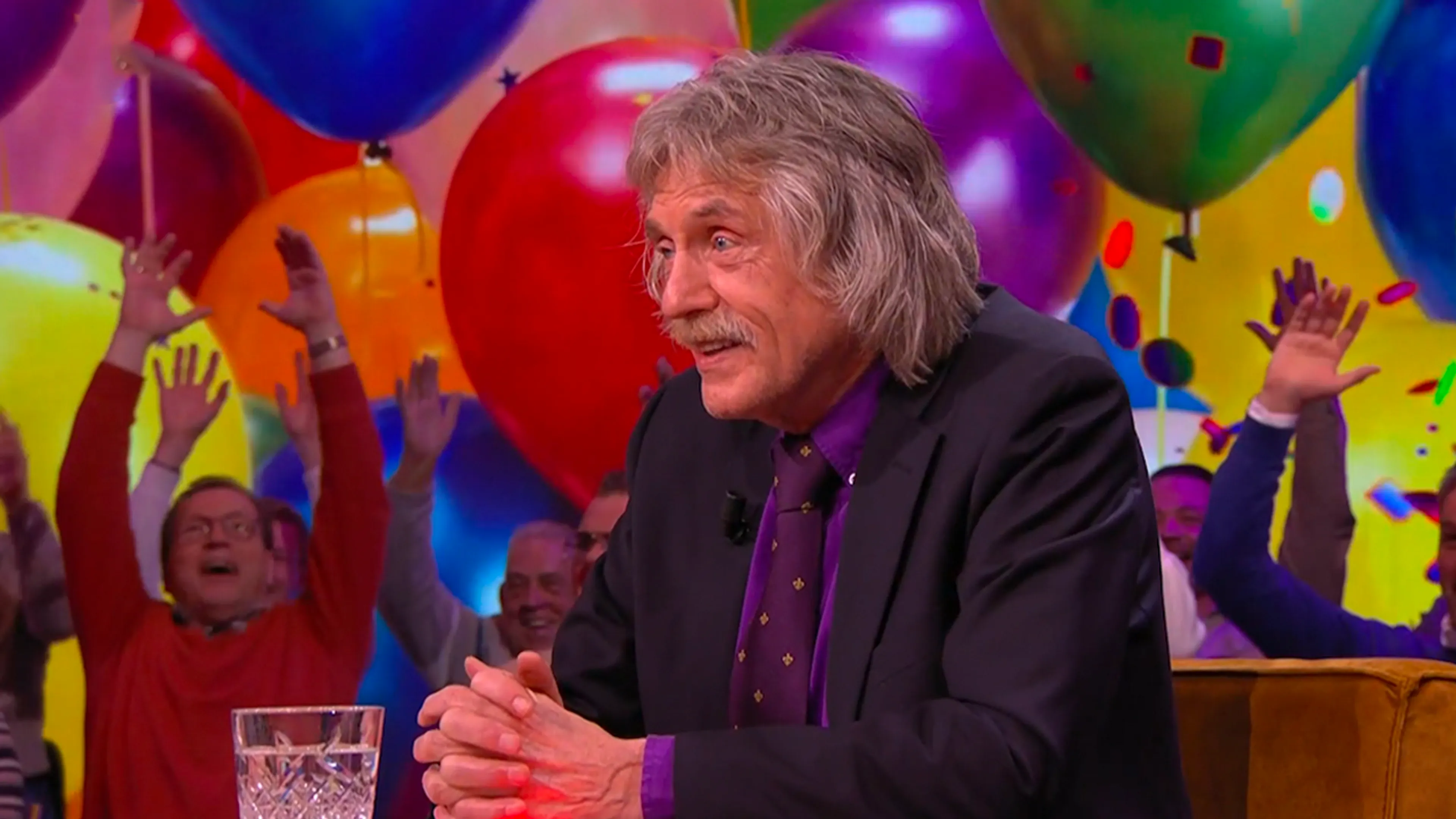 Groot feest in de Vandaag Inside-studio: Johan 74 jaar!