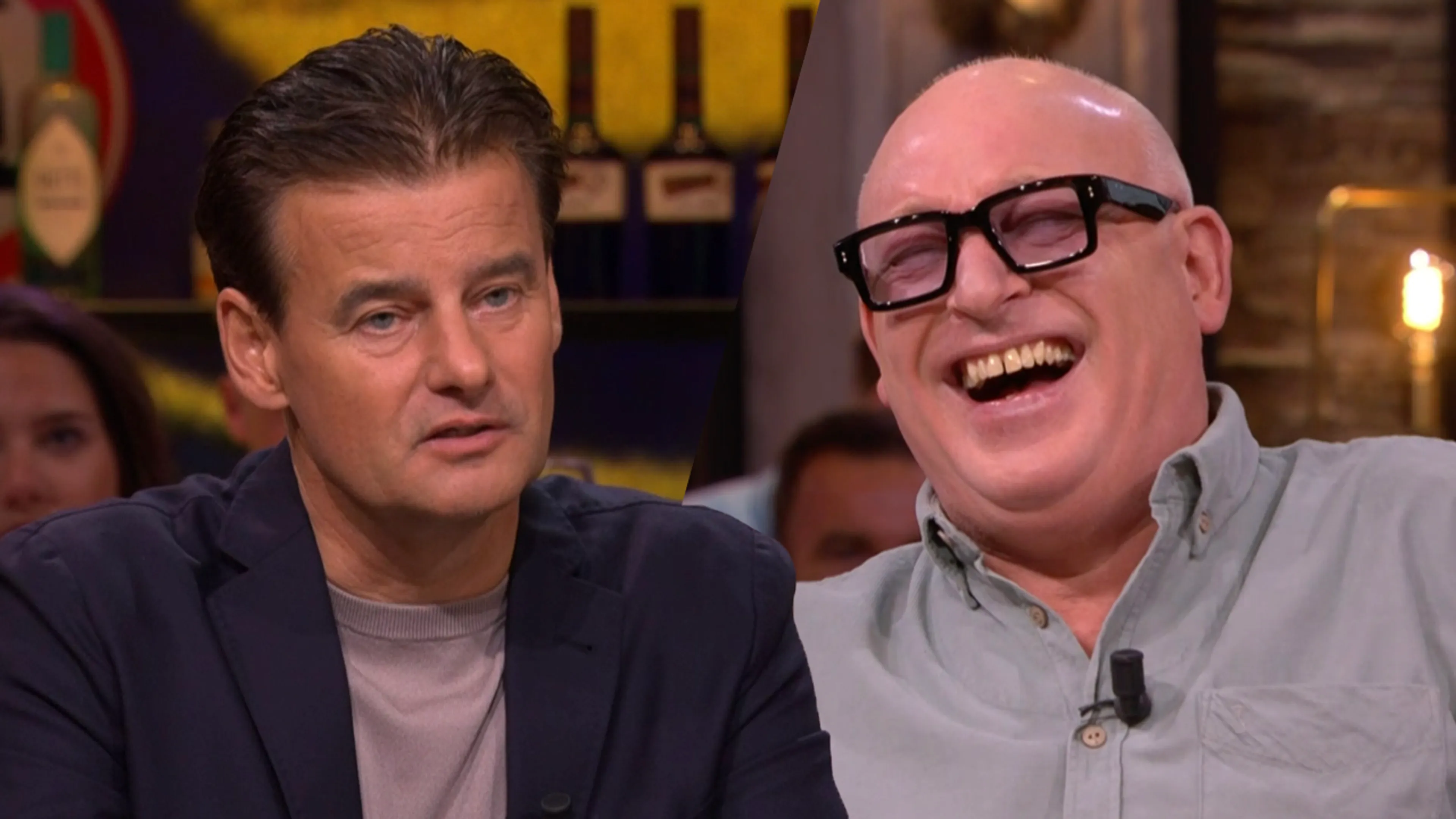 Wilfred vraagt zich af of filmpje uitgezonden kan worden; René gaat helemaal stuk