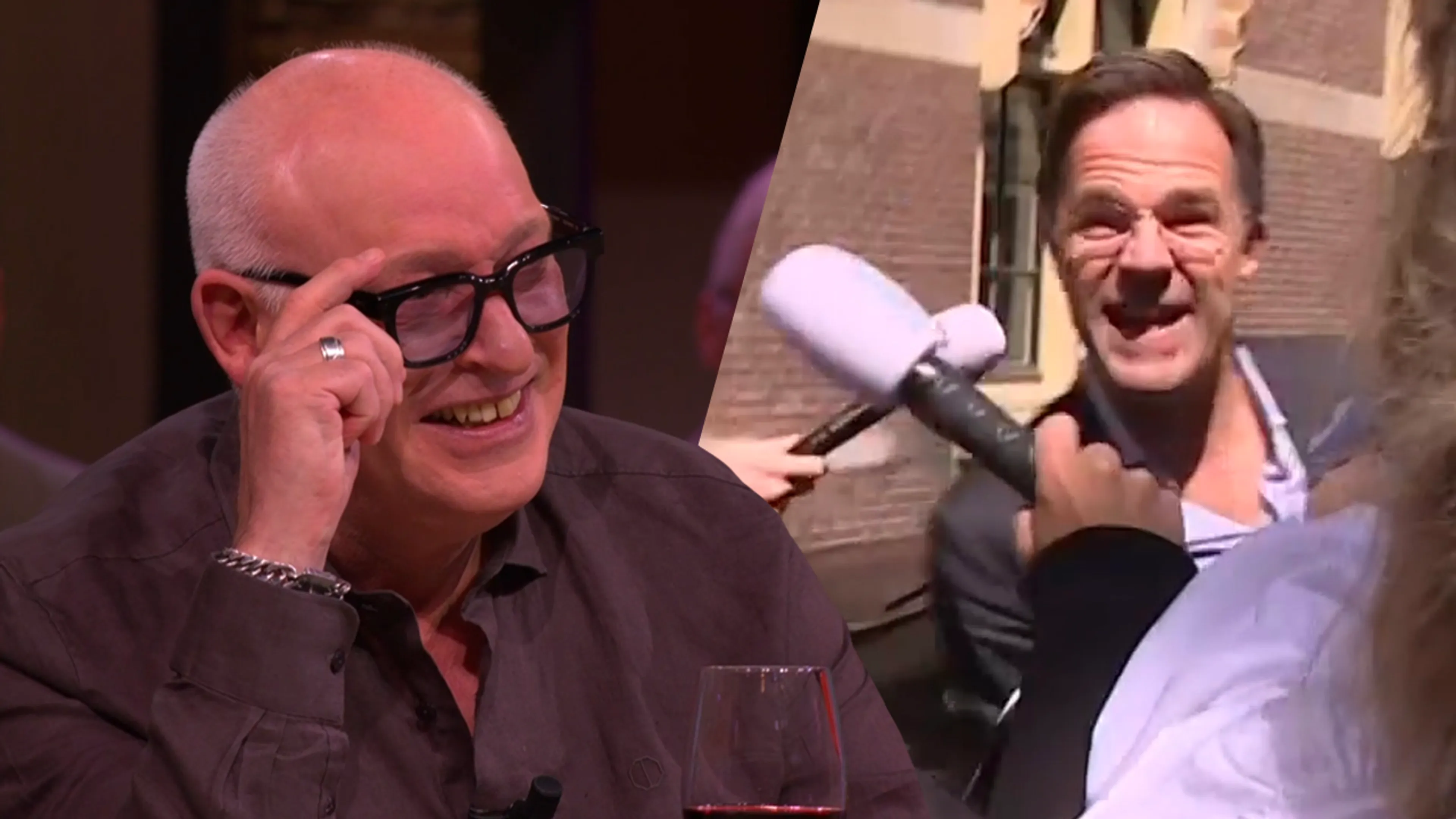 René ziet interviews met Rutte en De Jonge: 'Dit is gewoon Jiskefet!'