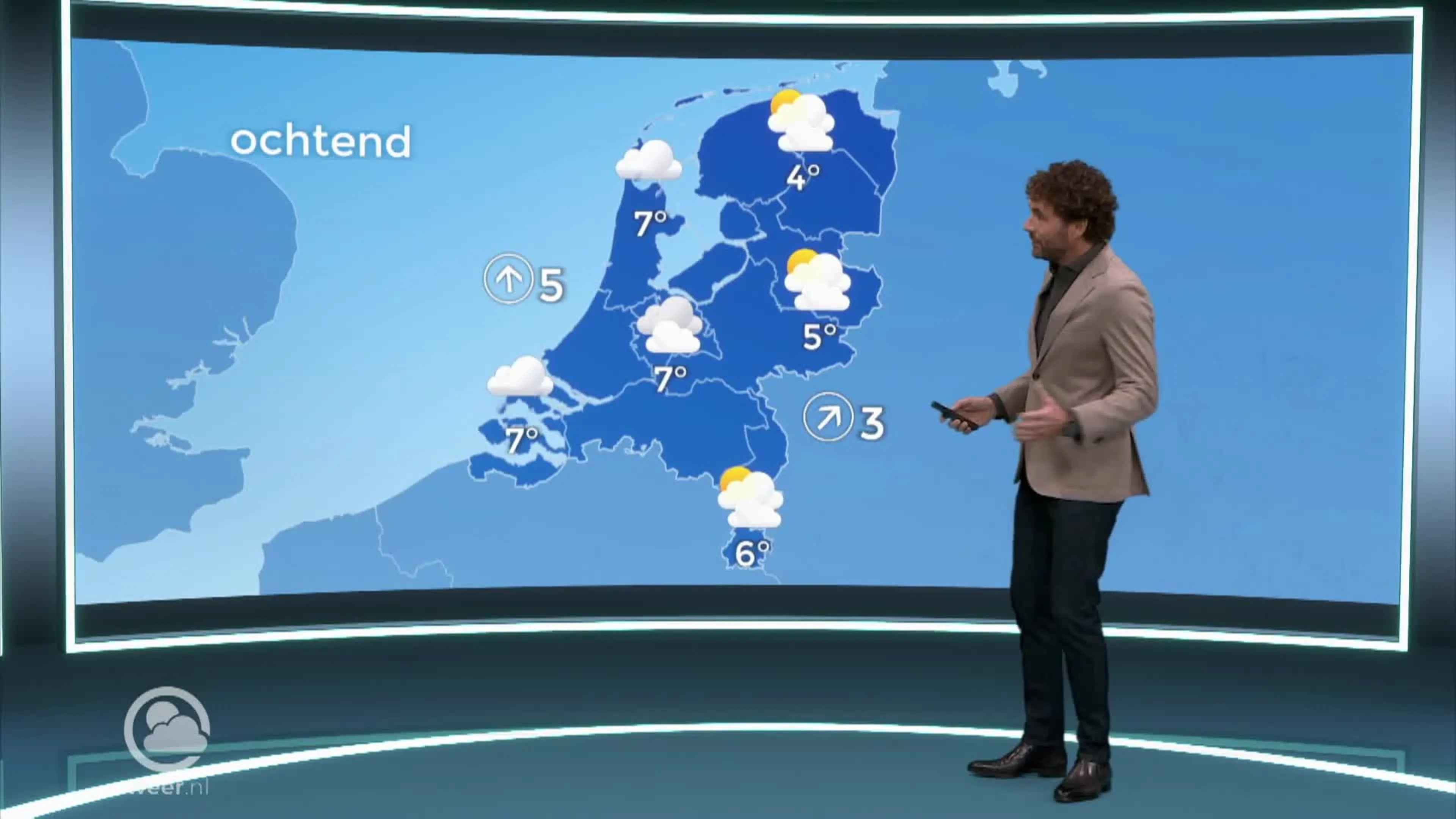 Weerbericht dinsdag 3 januari 2023