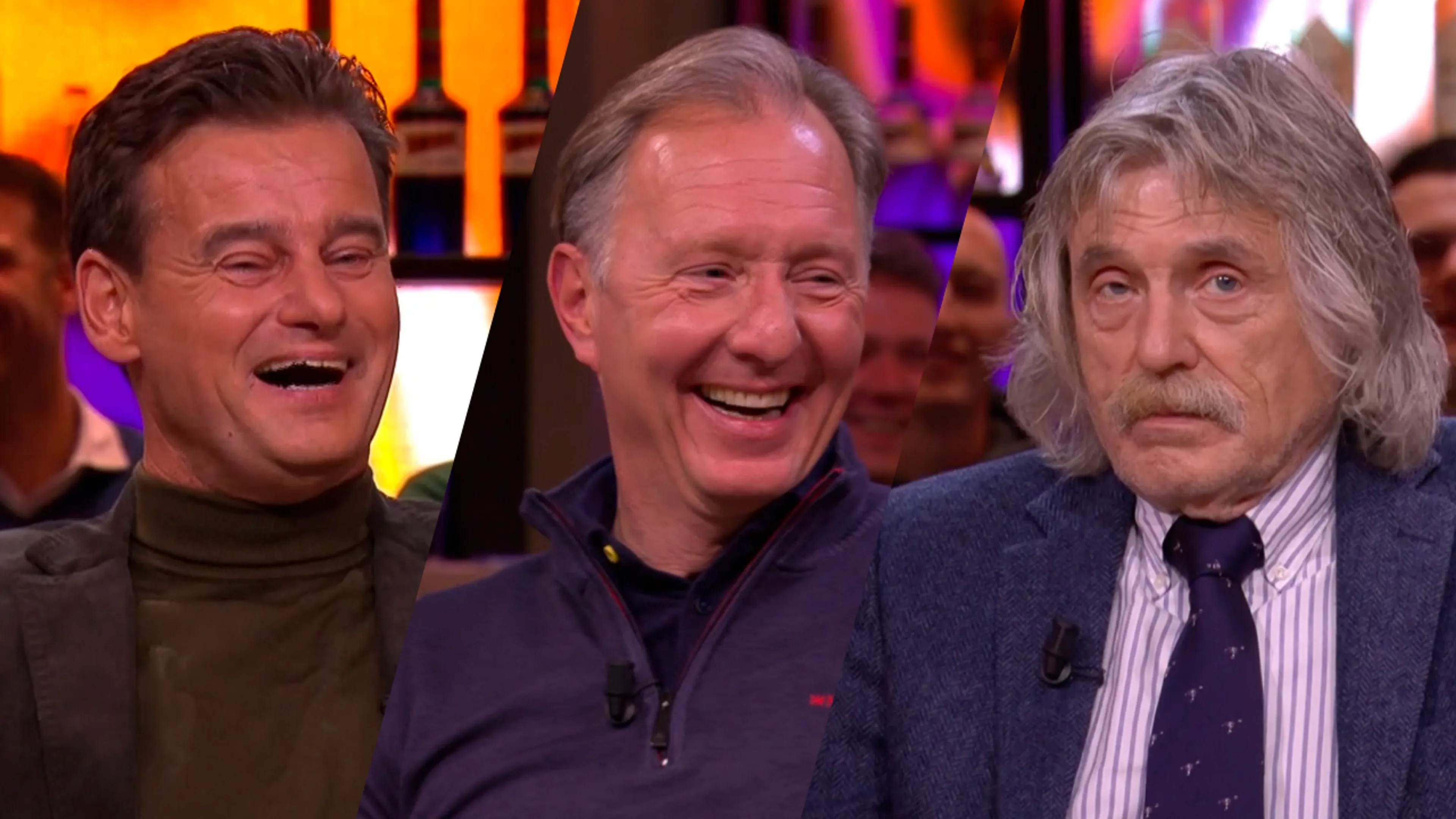 Wilfred en René gaan stuk om imitatie Rick Nieman; Johan kan er nog niet om glimlachen