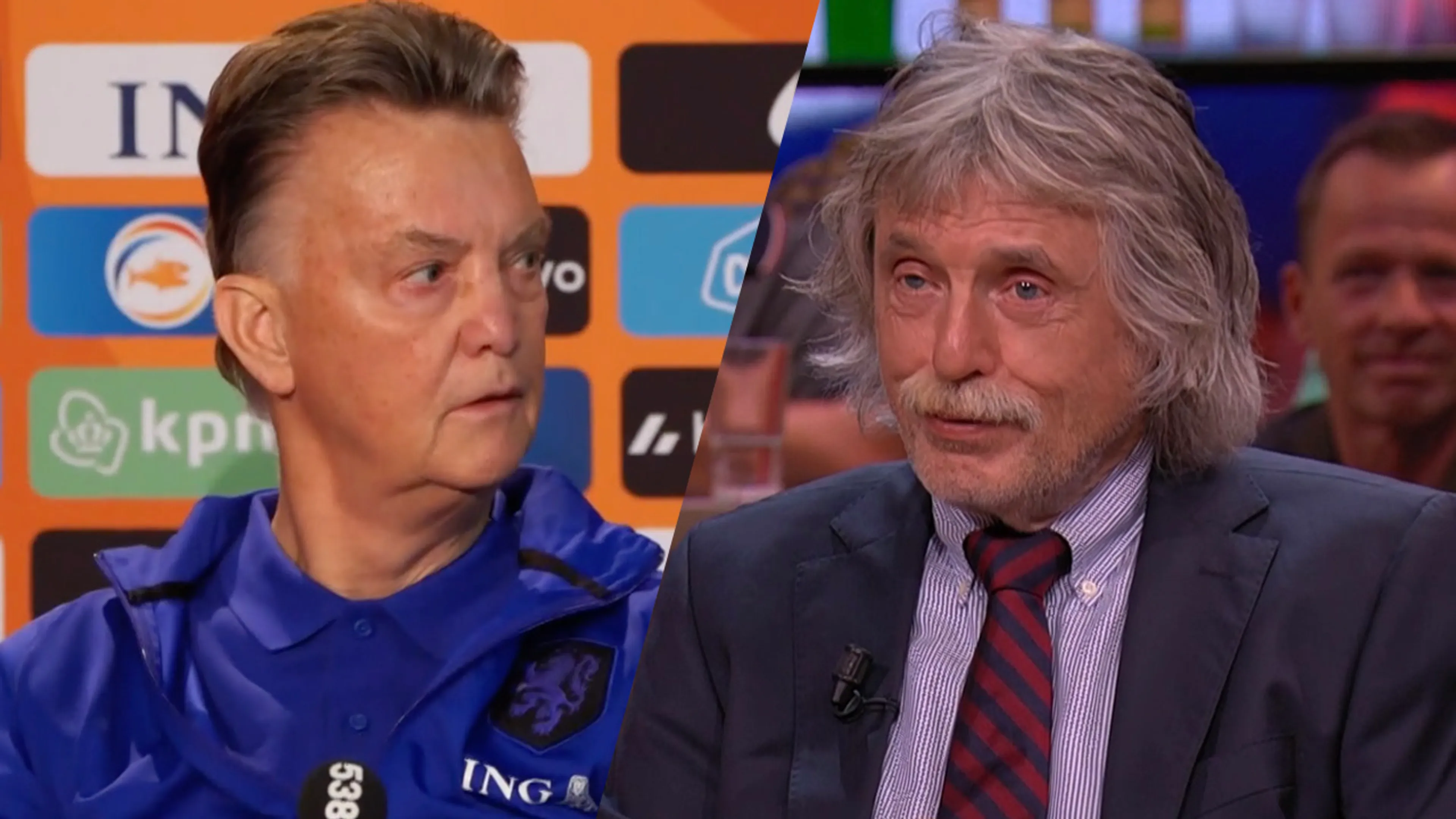 Johan ziet ongemakkelijke beelden van Van Gaal en Dumfries: ‘Pffff’