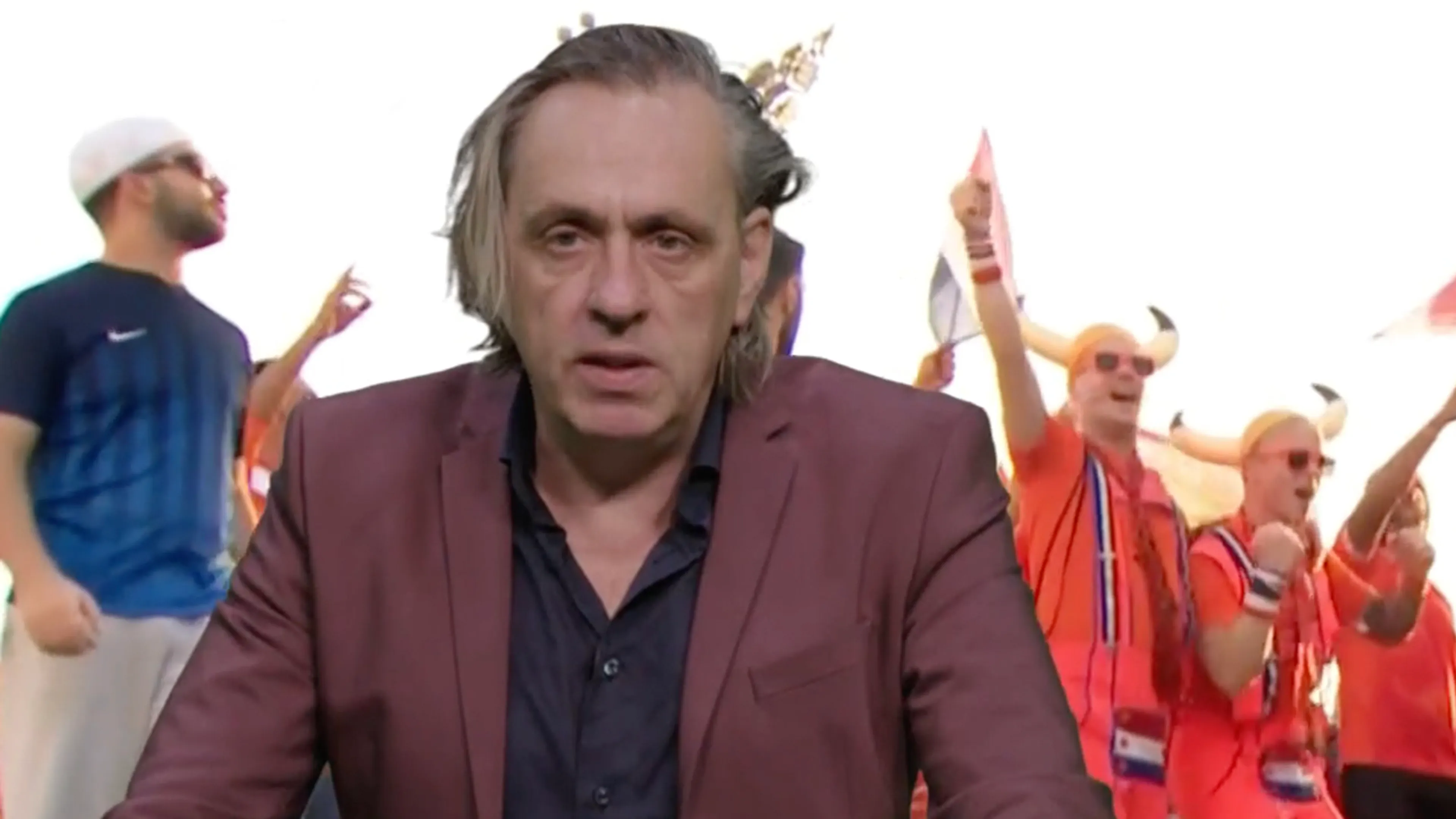 'Nederland wordt vertegenwoordigd door klagende fans met een klomp op hun hoofd'