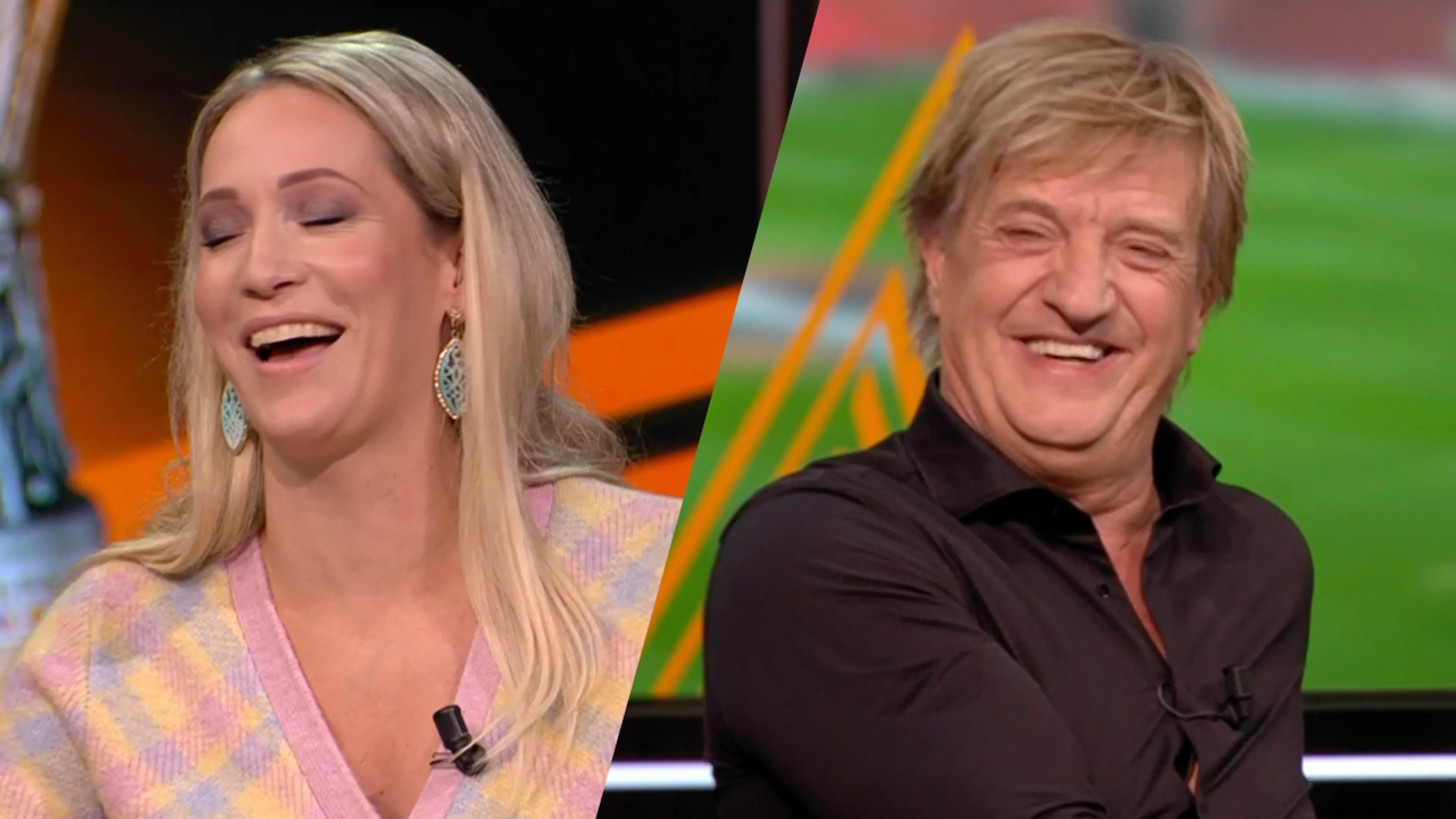 Hélène en Wim dollen tijdens voorbeschouwing: 'Anders wisselen we jou straks!'