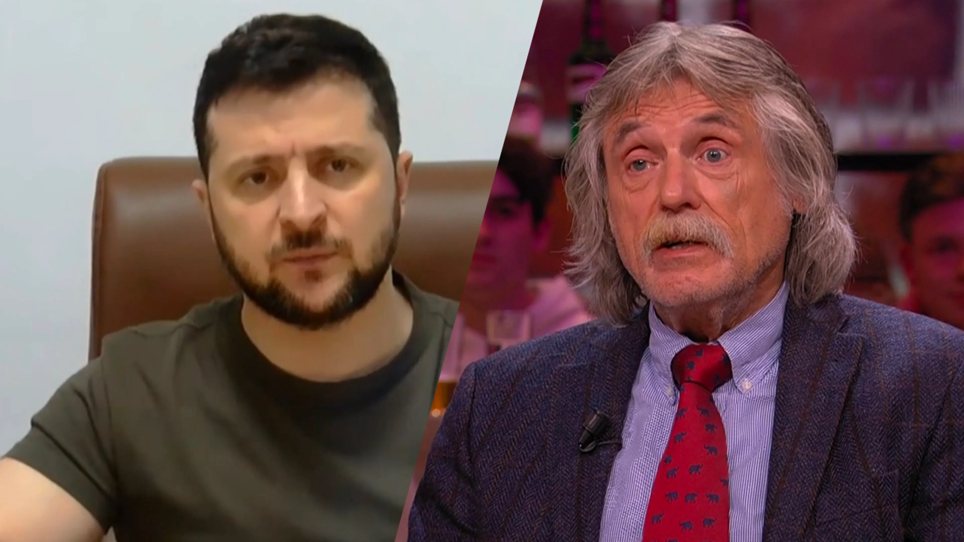 Johan zag Zelenski spreken voor Tweede kamer: 'Hij neemt Nederland wél serieus'