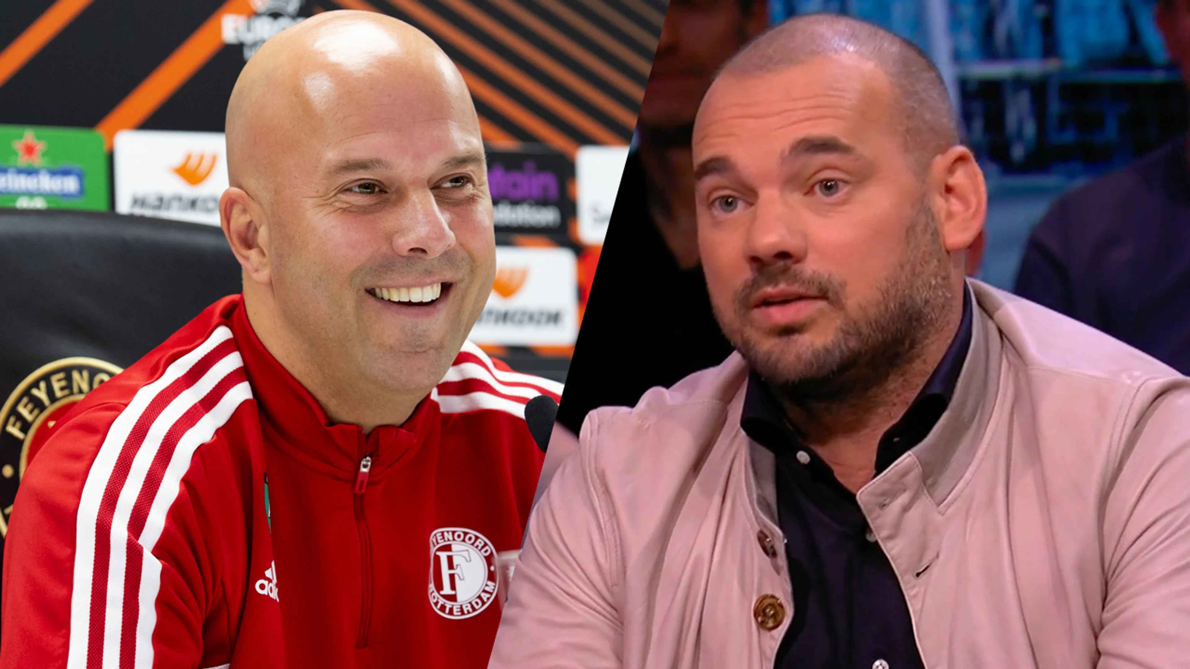 Wesley prijst Arne Slot: 'Een van de trainers die ik hoog heb zitten'