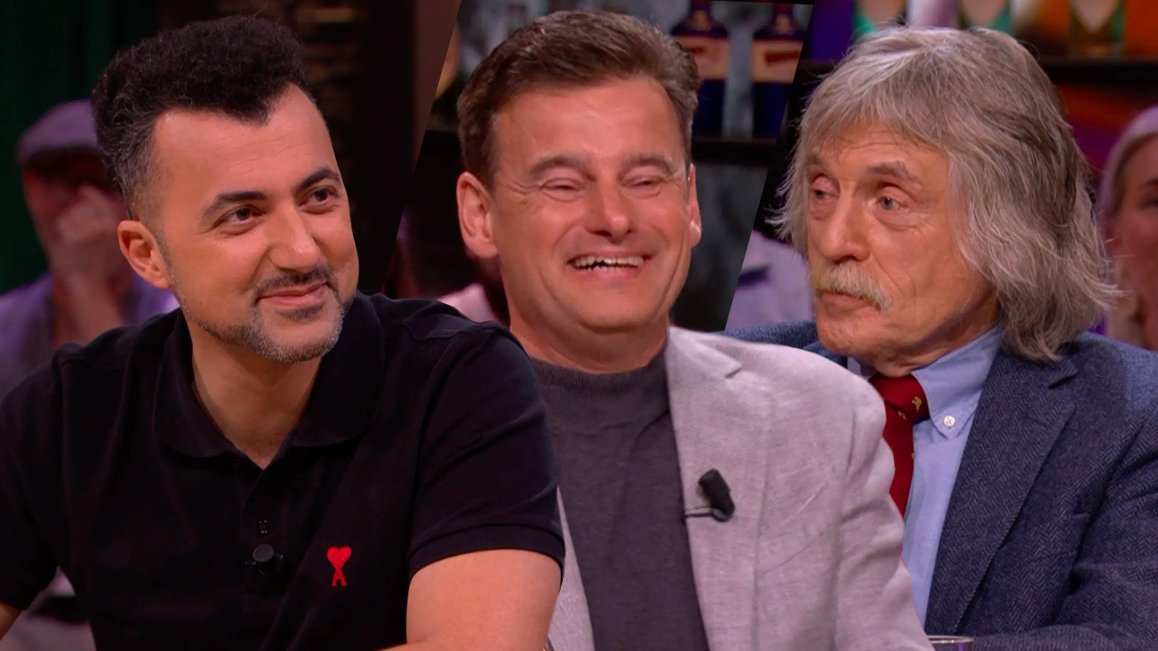 Eus imiteert Johan; Wilfred gaat stuk: 'Hij gaat er serieus op door!'