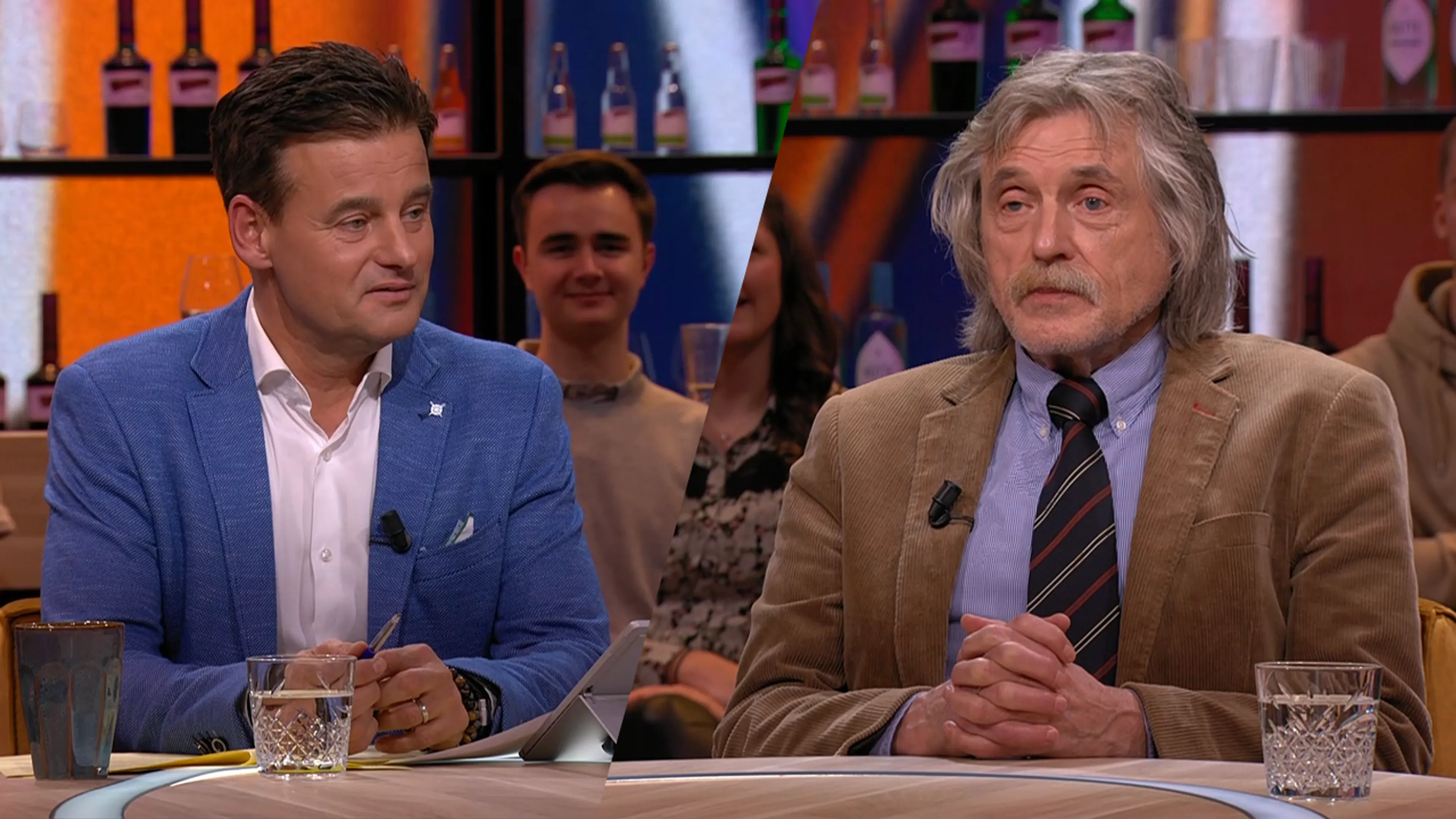 Advocaat verlaat VI Vandaag-studio: 'Dick vond het niet zo leuk allemaal...'