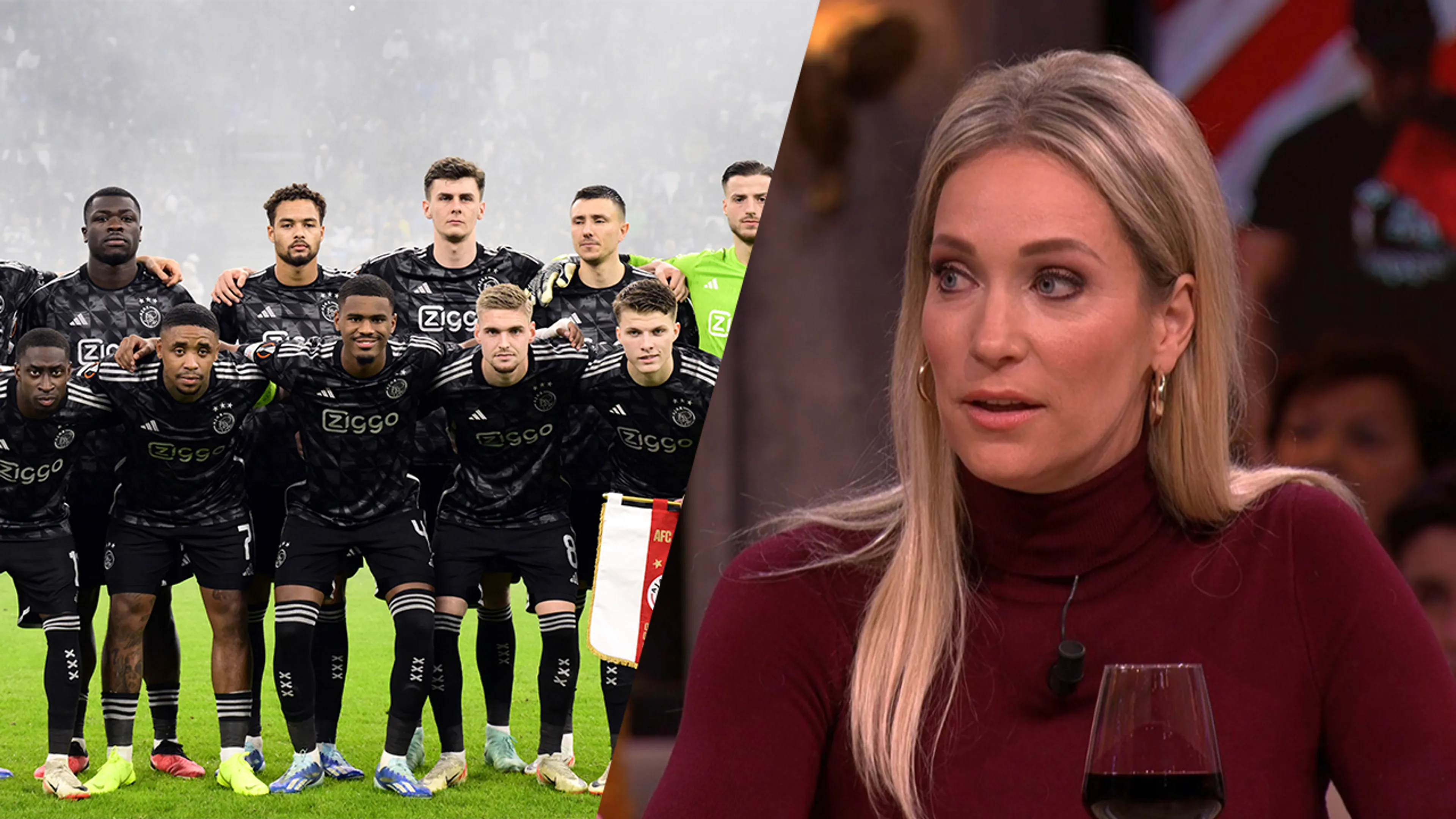 Hélène sprak met Ajax-verdediger: 'Hij vindt het spannend, is zenuwachtig'