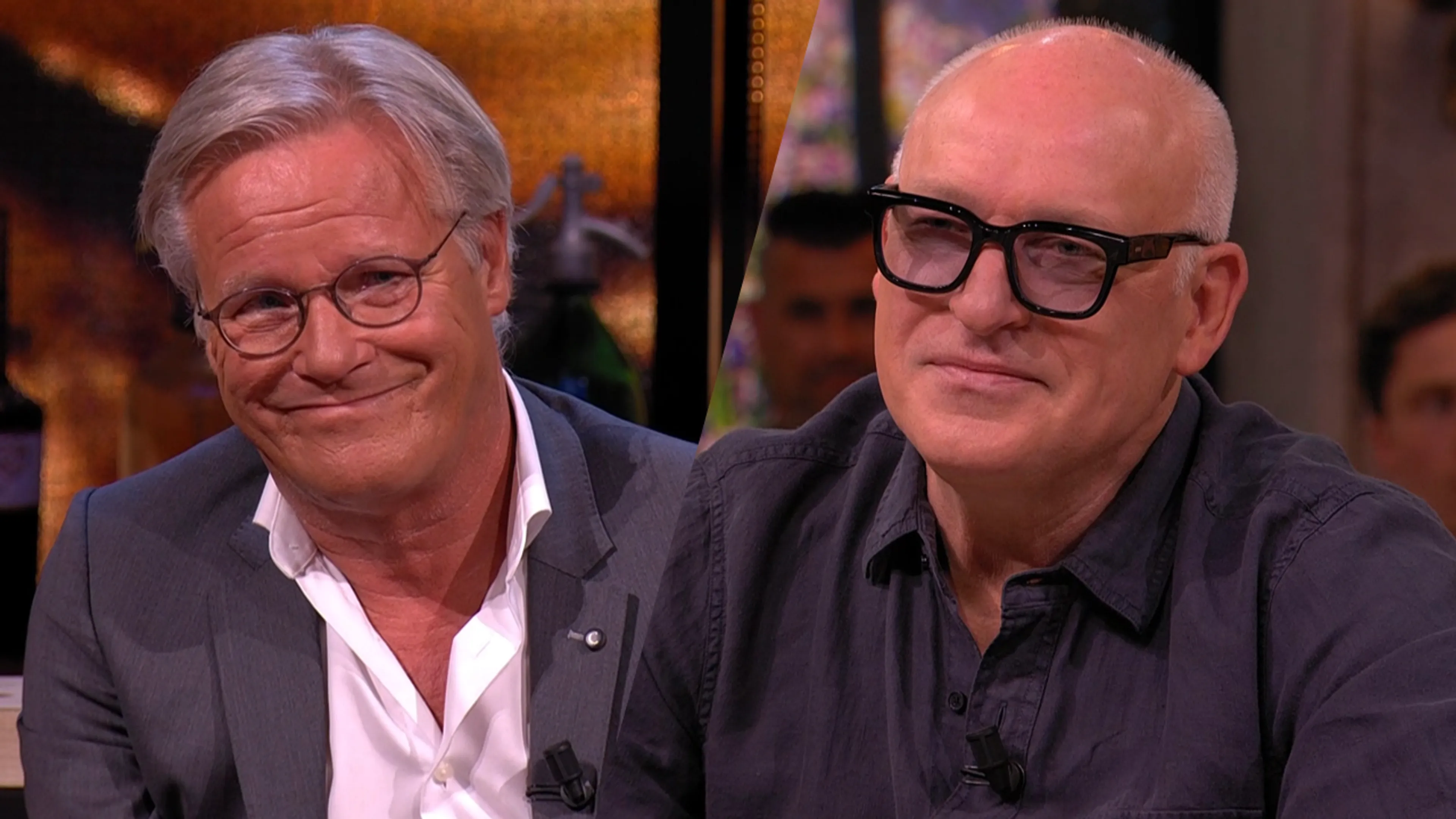 René en biograaf Fons de Poel halen herinneringen op aan Willibrord Frequin