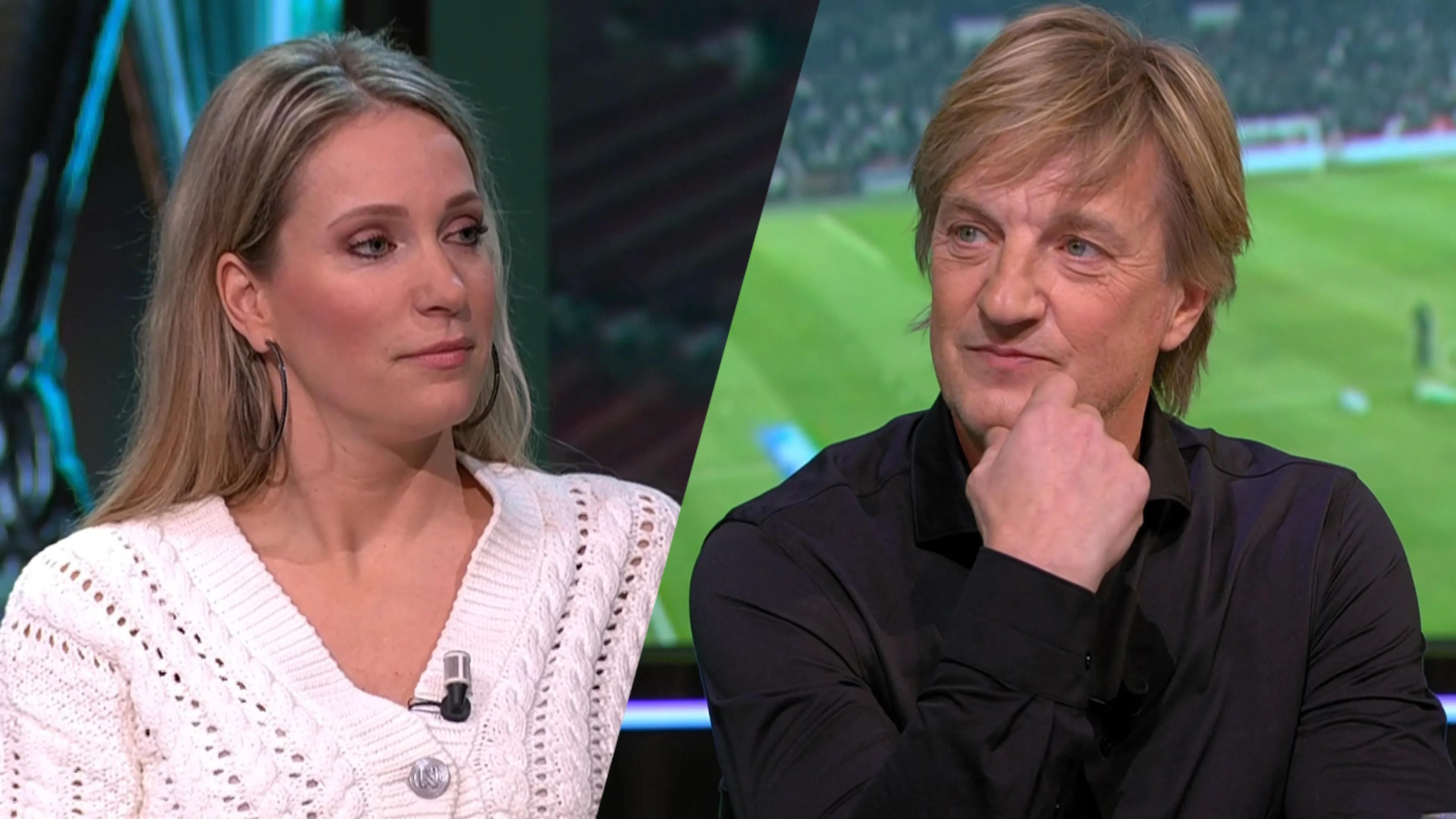 Wim tegen Hélène: 'Je kijkt me wel heel lief aan'