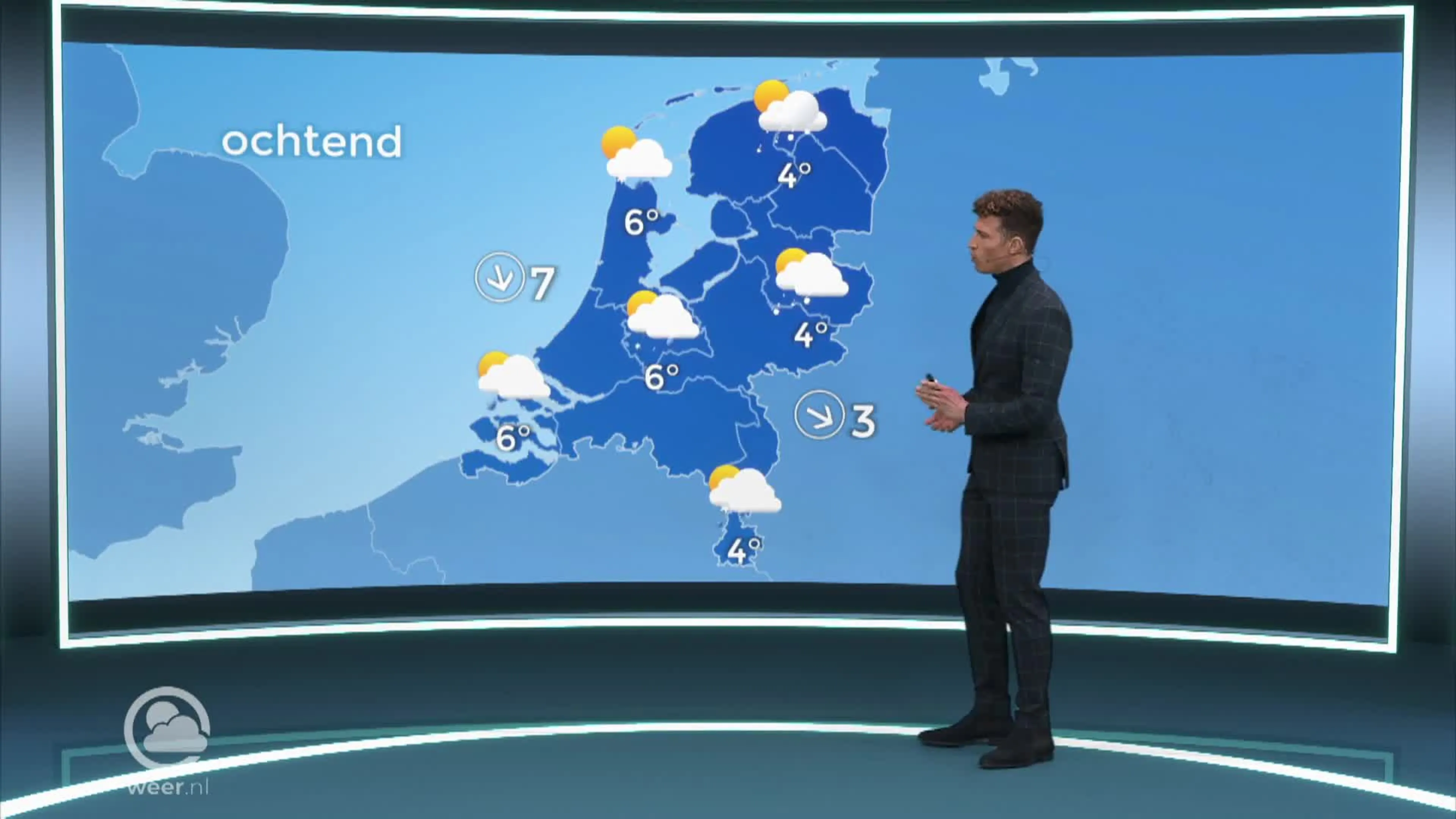 Weerbericht zaterdag 25 februari 2023
