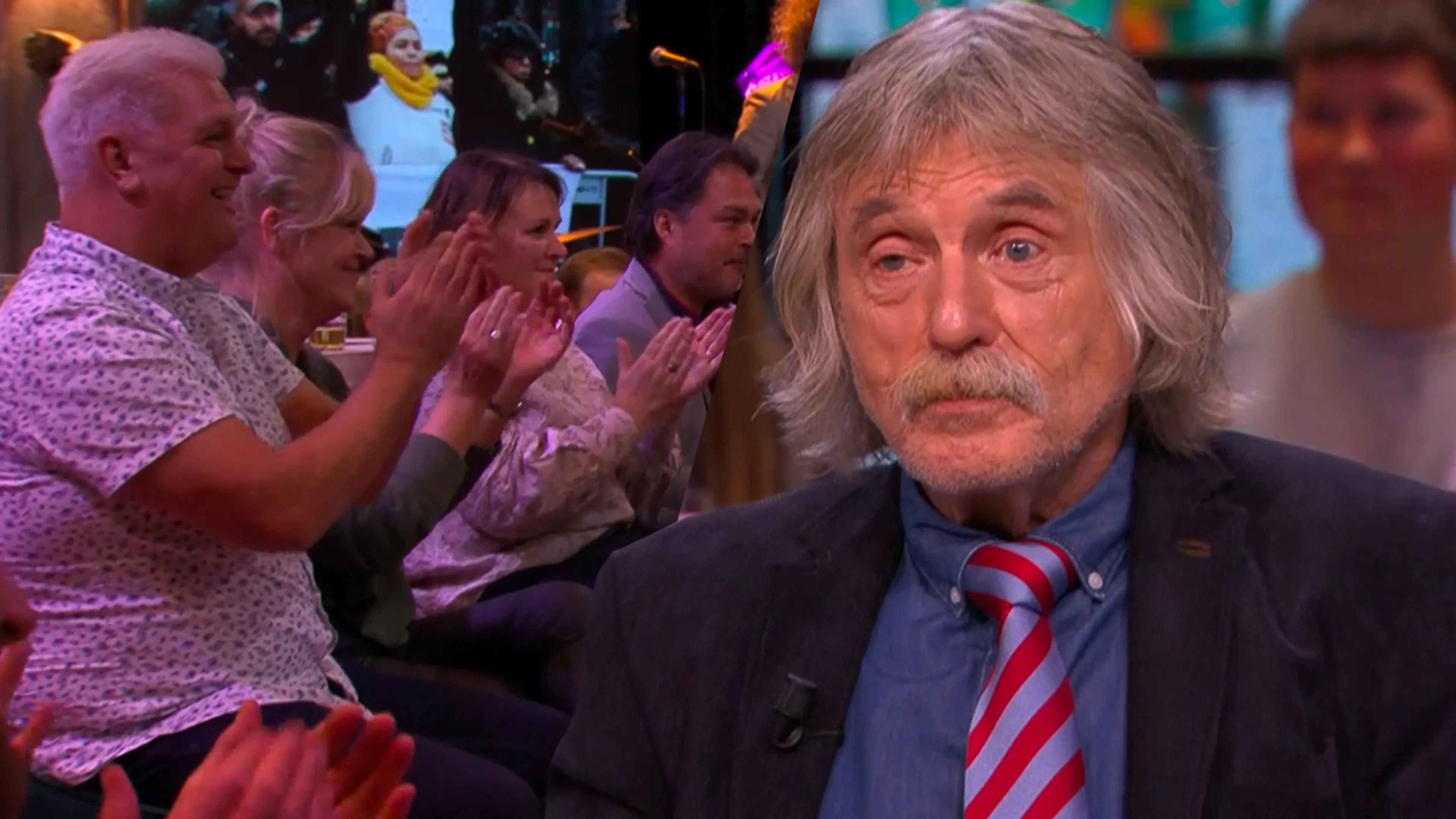 Johan krijgt applaus na betoog over Kick Out Zwarte Piet en Extinction Rebellion