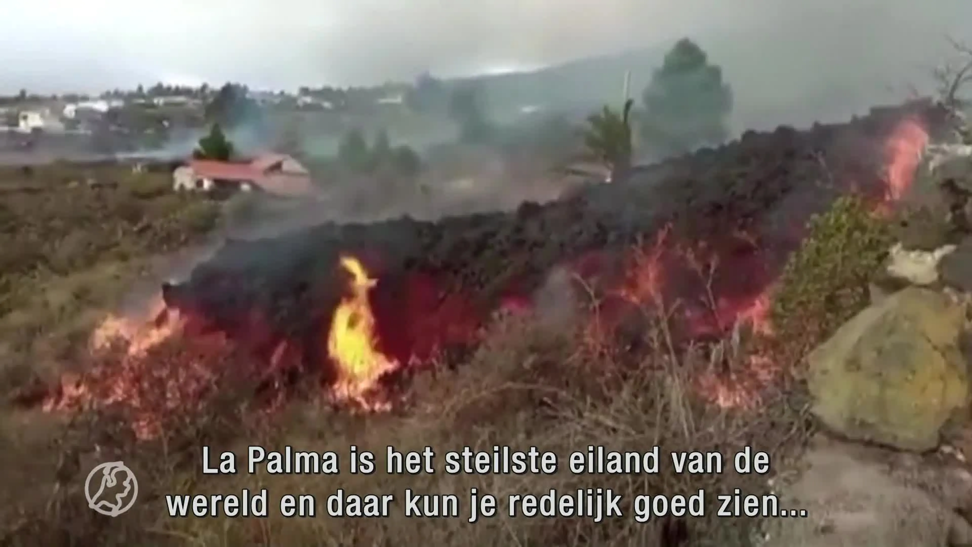 Skypegesprek vulkaan uitbarsting La Palma
