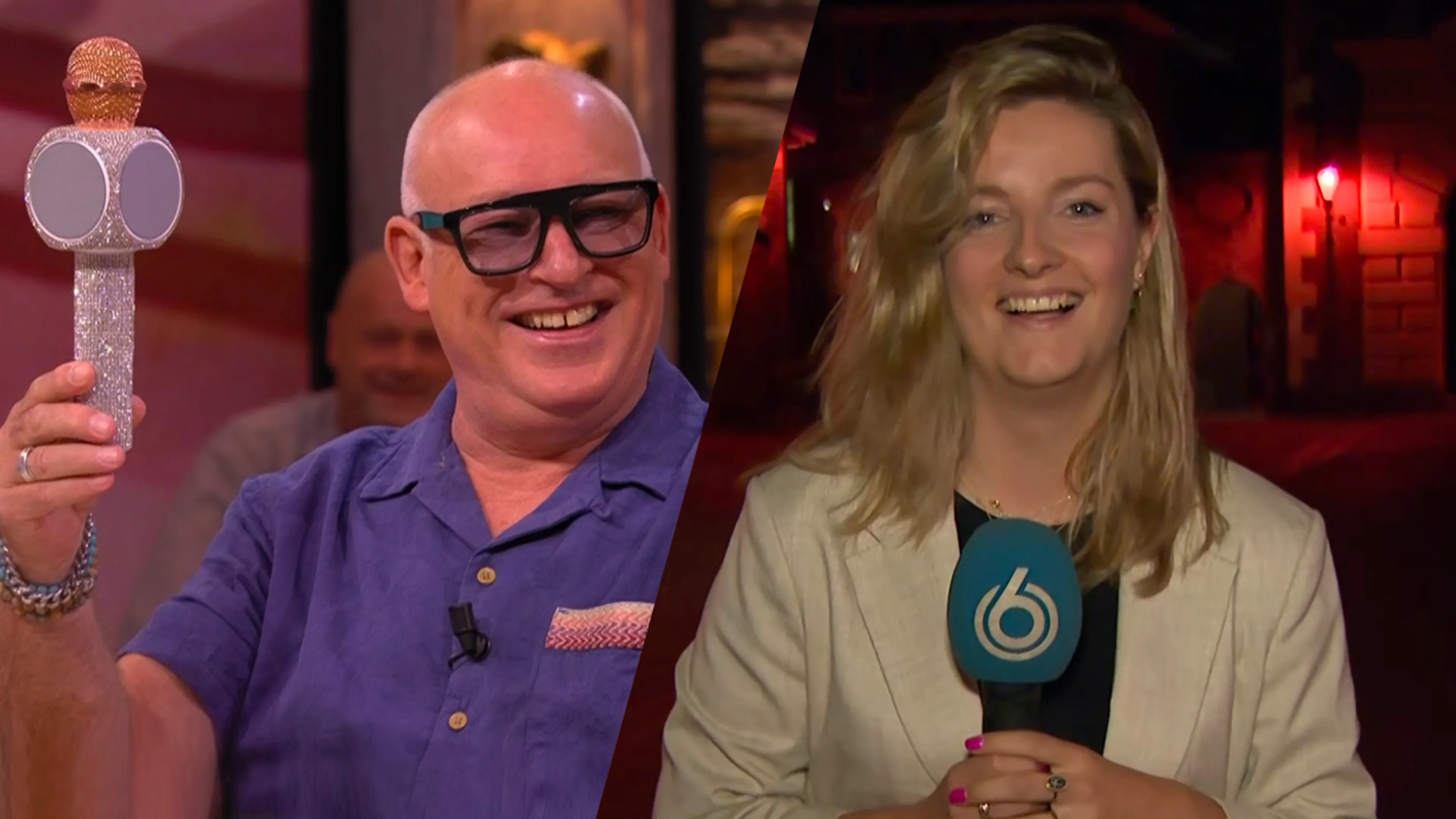 René pakt microfoon van Wilfred: 'Is dit ook iets voor Merel?'