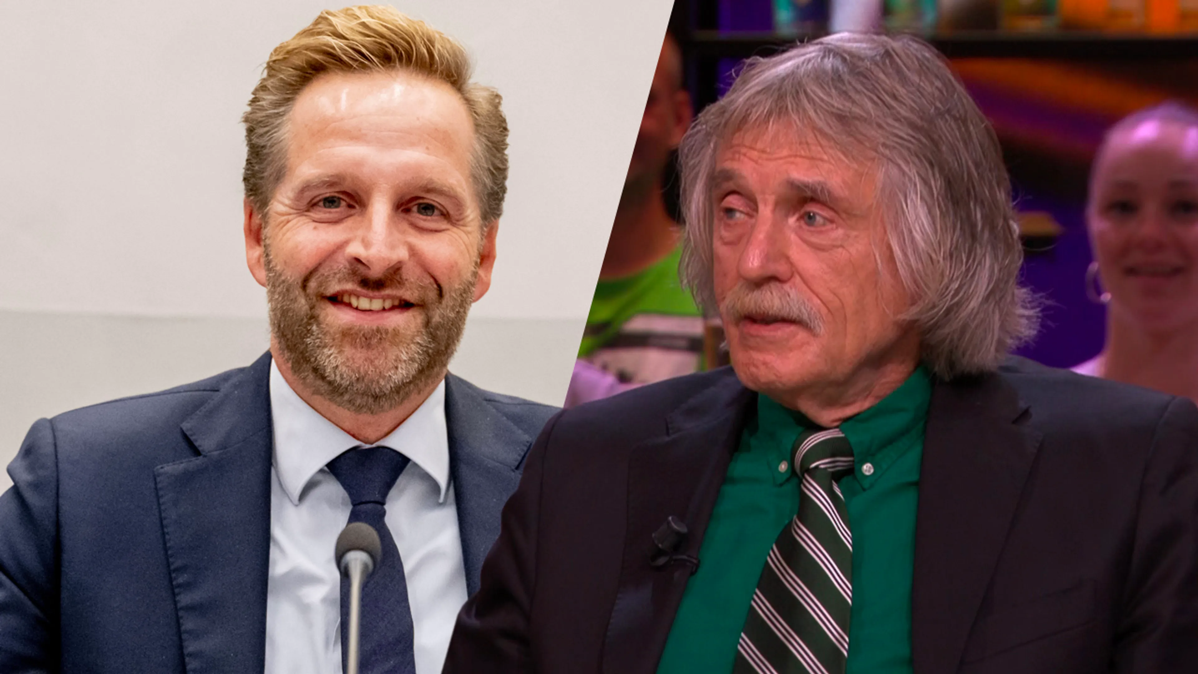 Johan kan niet lachen om grappende Hugo de Jonge in Tweede Kamer: 'Ga eerst eens huizen bouwen'