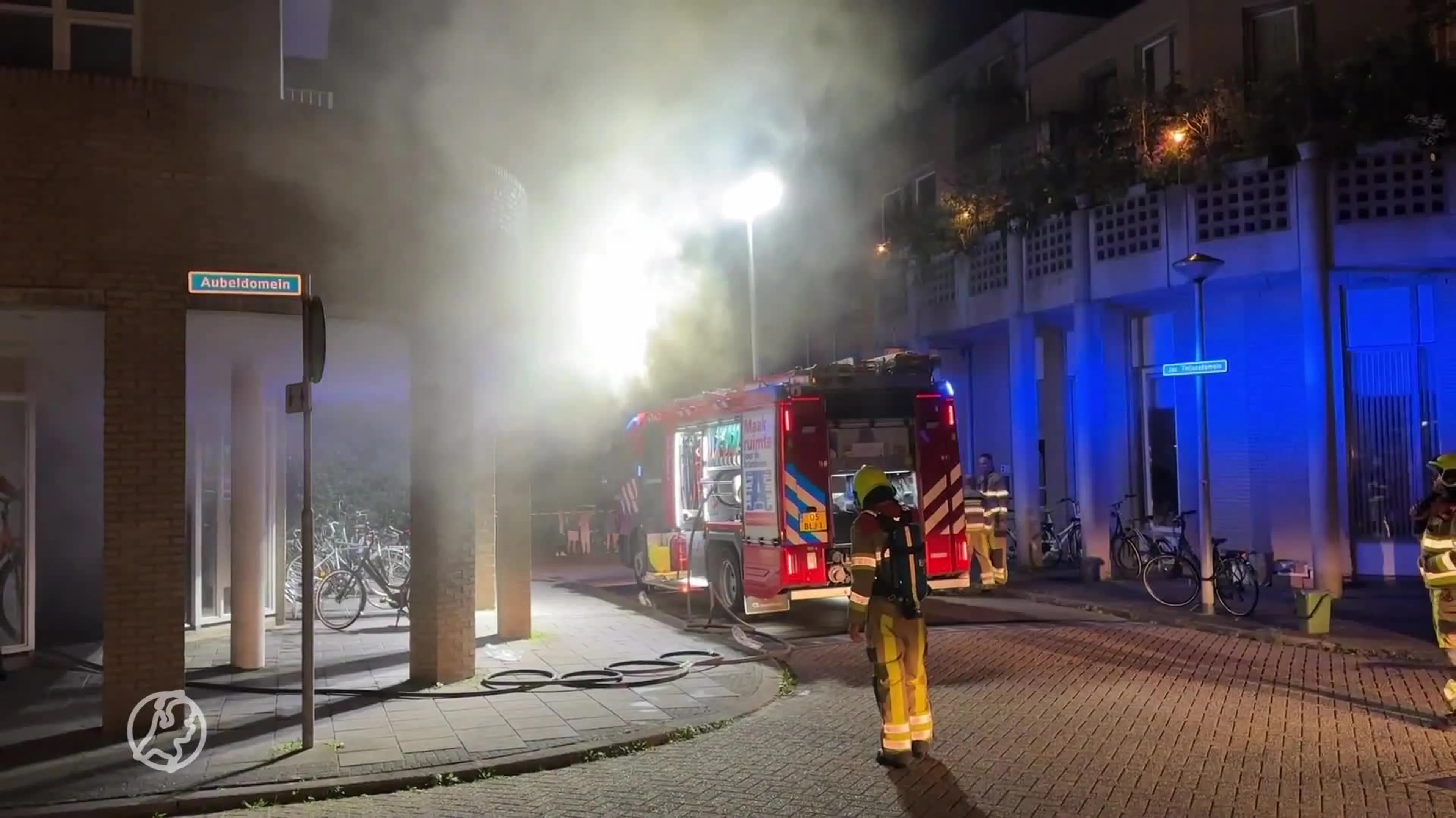 Brand in opslag elektrische fietsen van maaltijdbezorgers in Maastricht