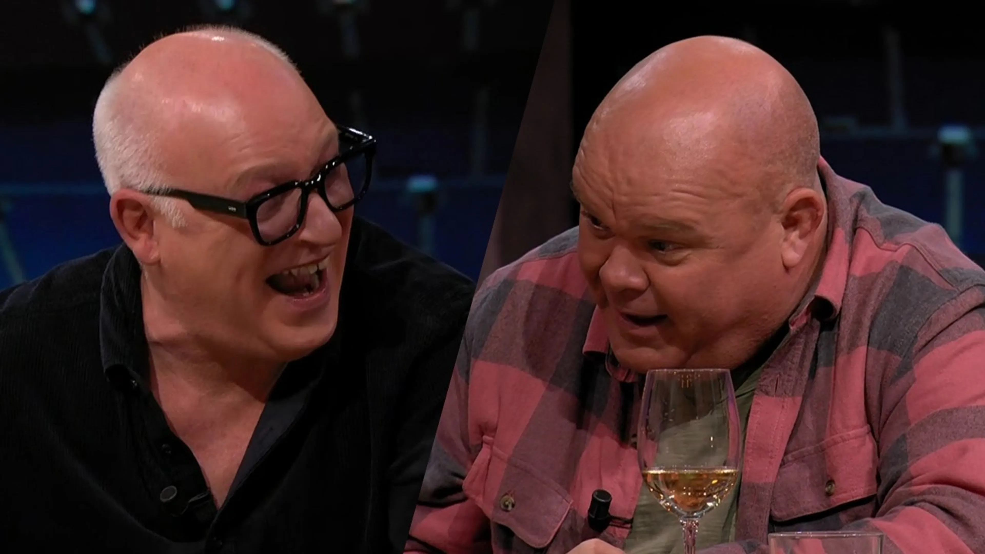 Paul de Leeuw probeert olijf in mond René te schieten: 'Niet de bedoeling van dit programma'