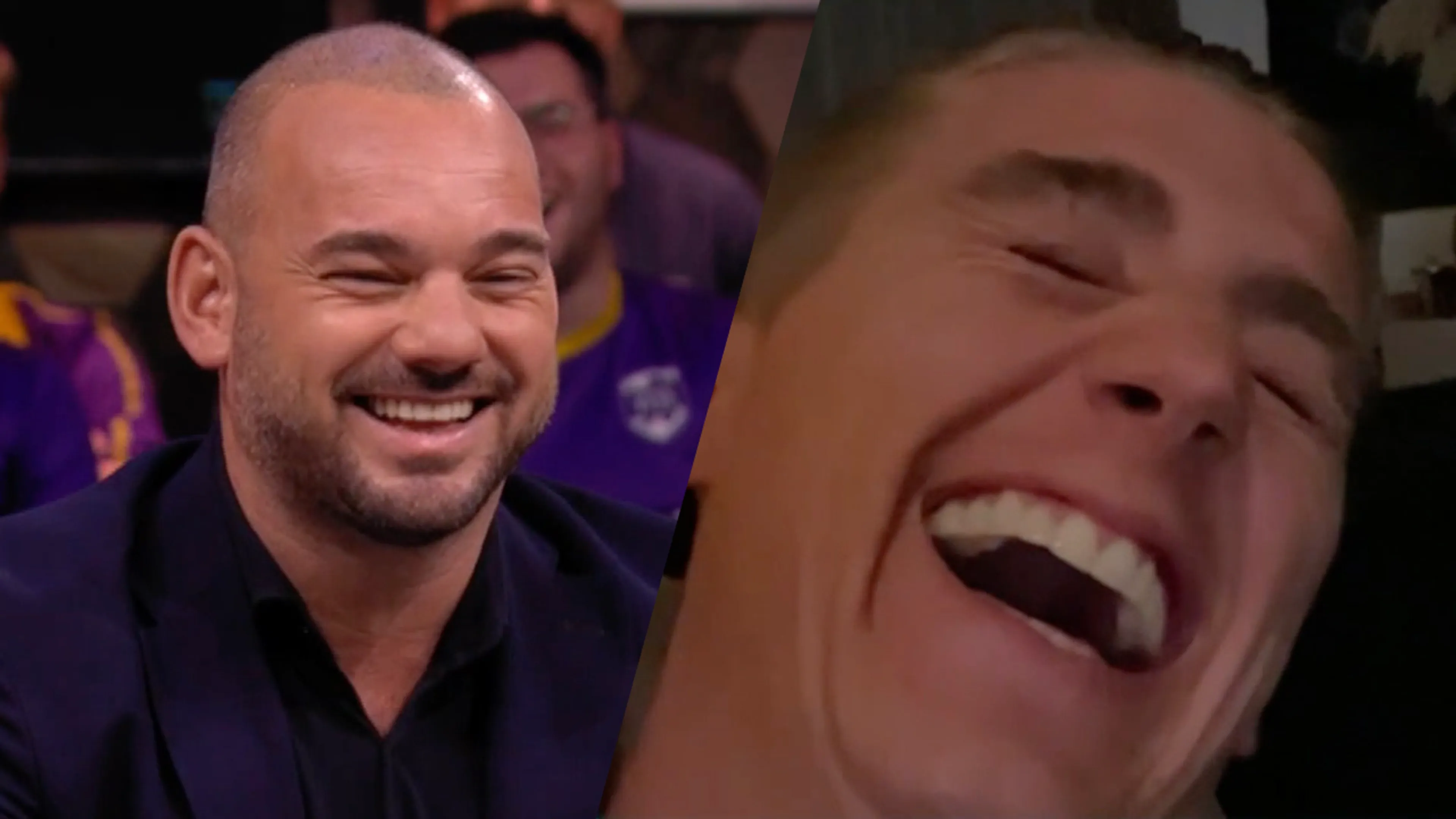 Wesley dolt met Mart Hoogkamer: 'Gooi dat liedje maar vast in de prullenbak!'