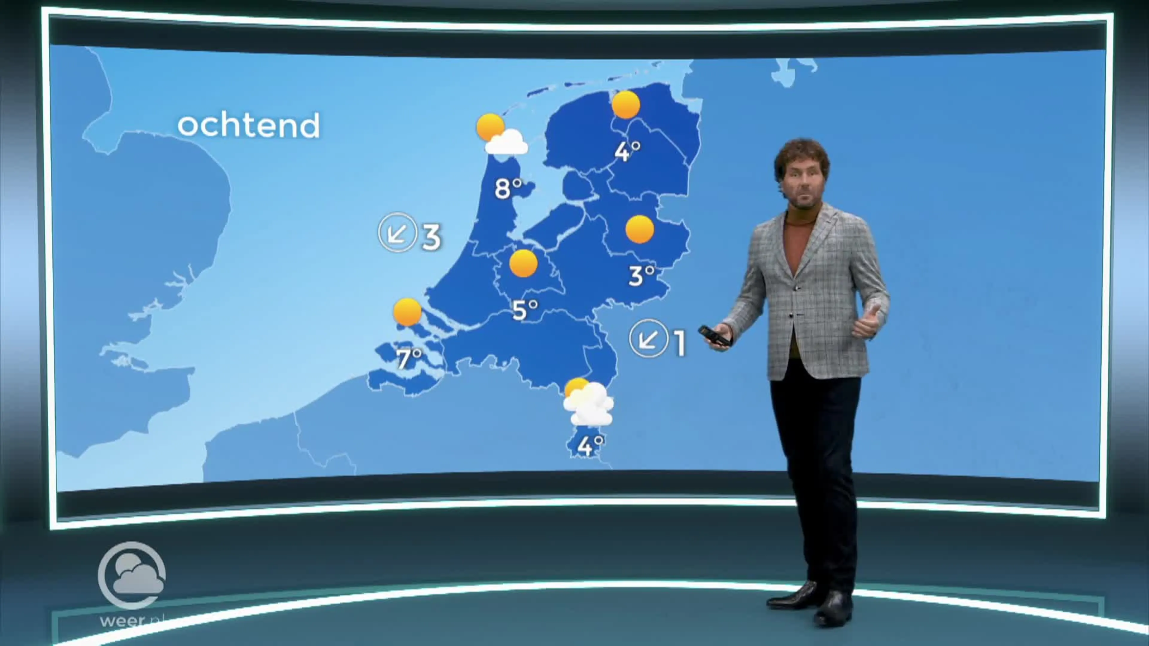 Weerbericht maandag 22 november 2021