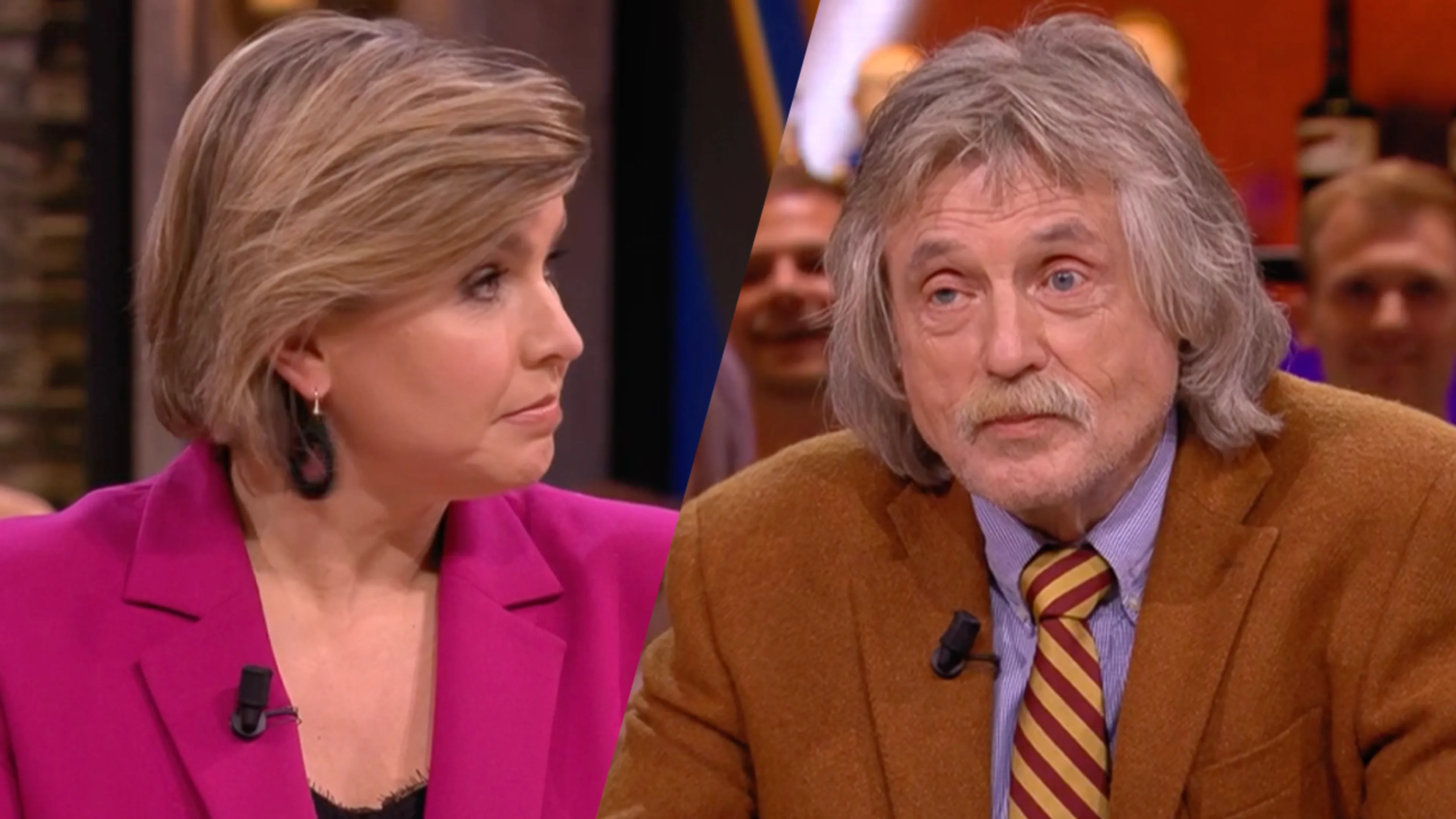 Angela de Jong ziet compilatie met kritiek van Johan: 'Ik heb enorm veel respect voor hem'