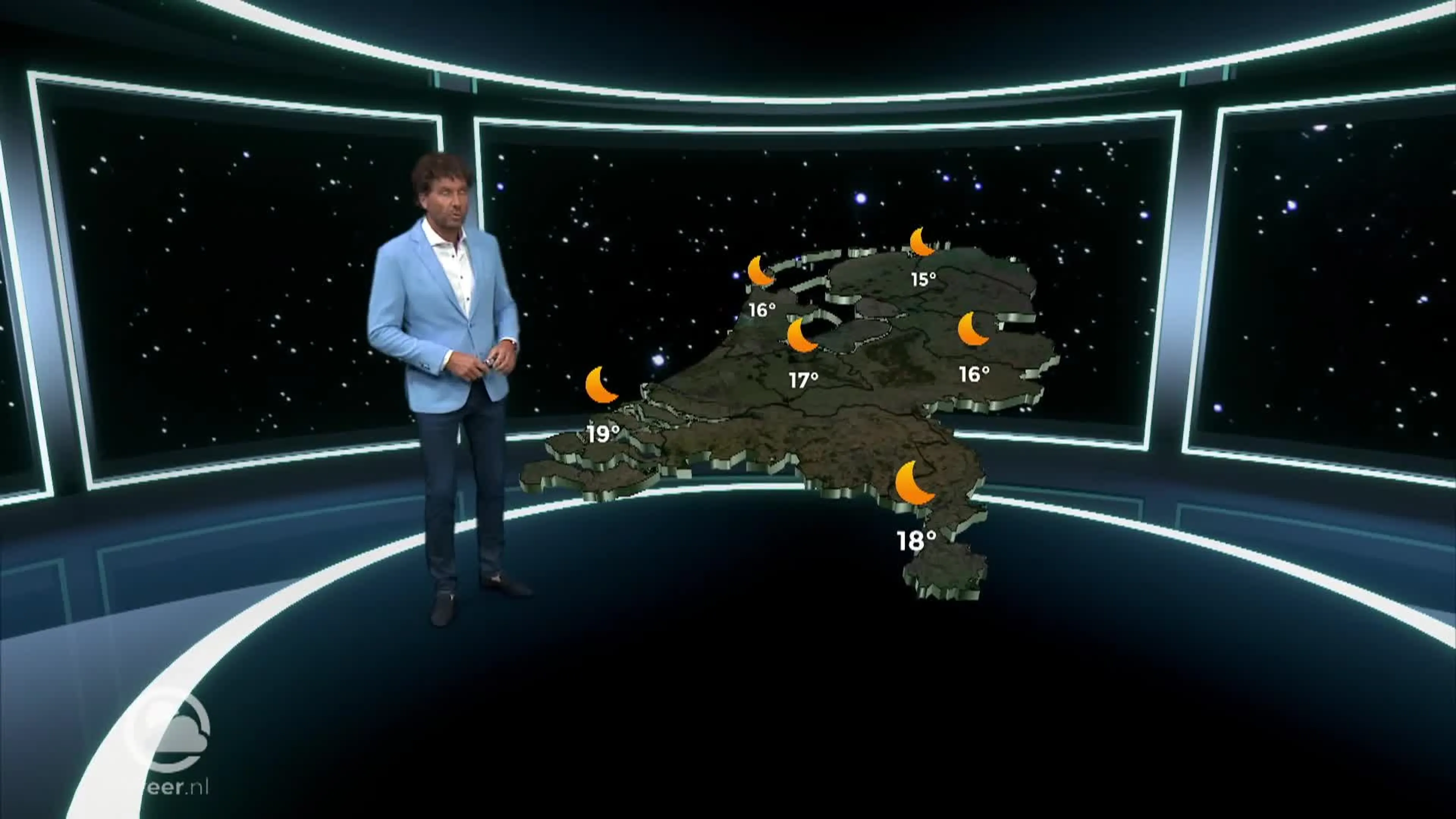 Weerbericht zaterdagavond 10 juni 2023