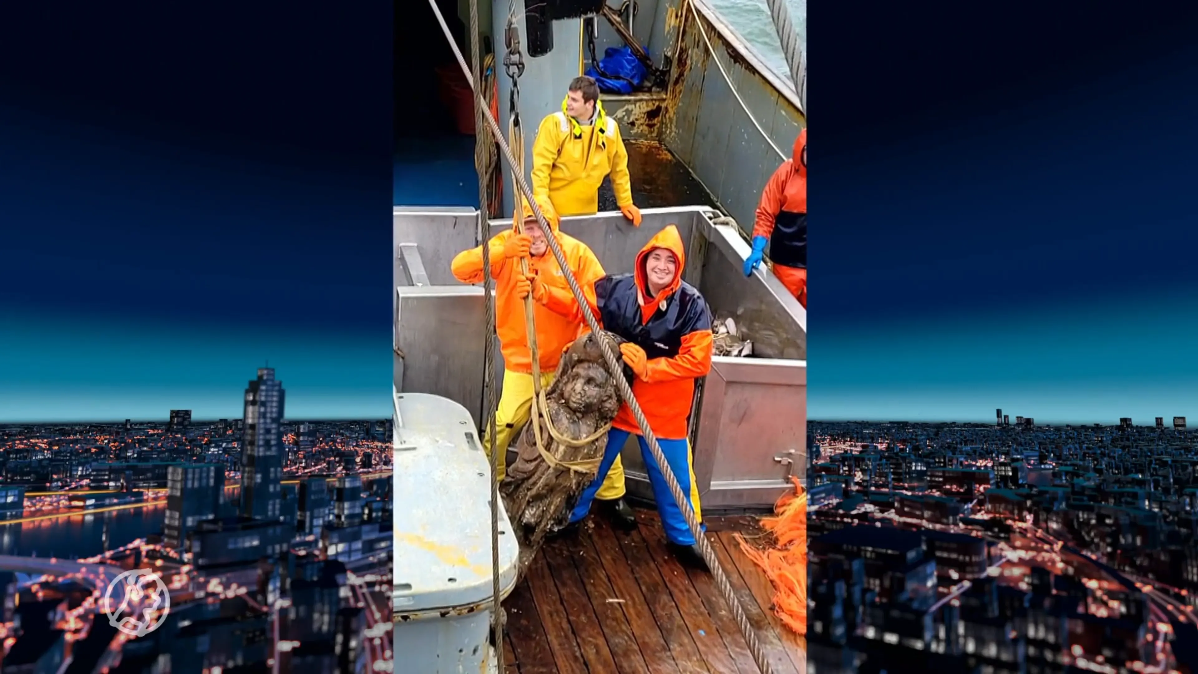 Texelse schipper vist zeventiende eeuws boegbeeld uit Noordzee