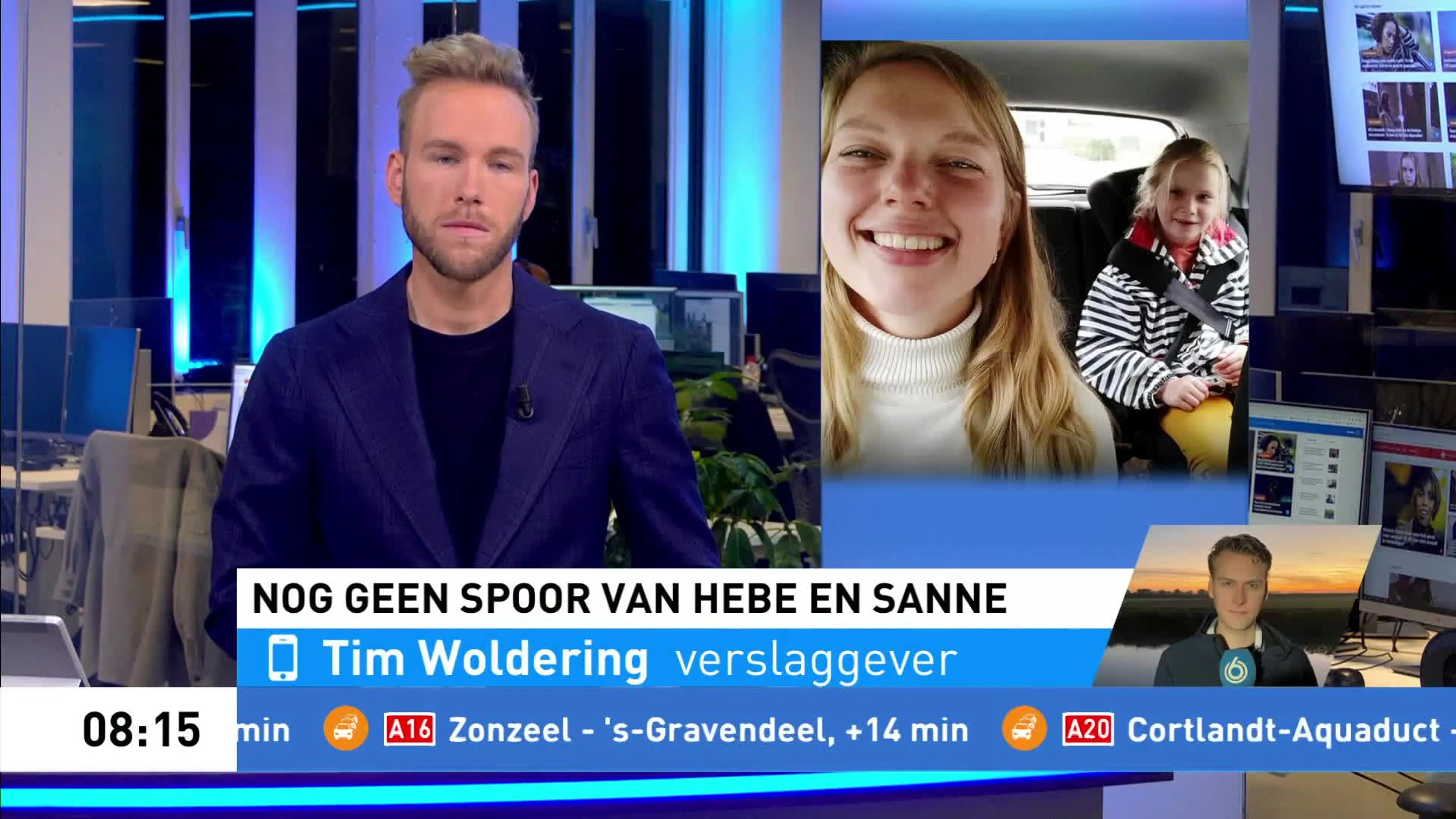 Zoektocht naar Hebe en Sanne gaat verder