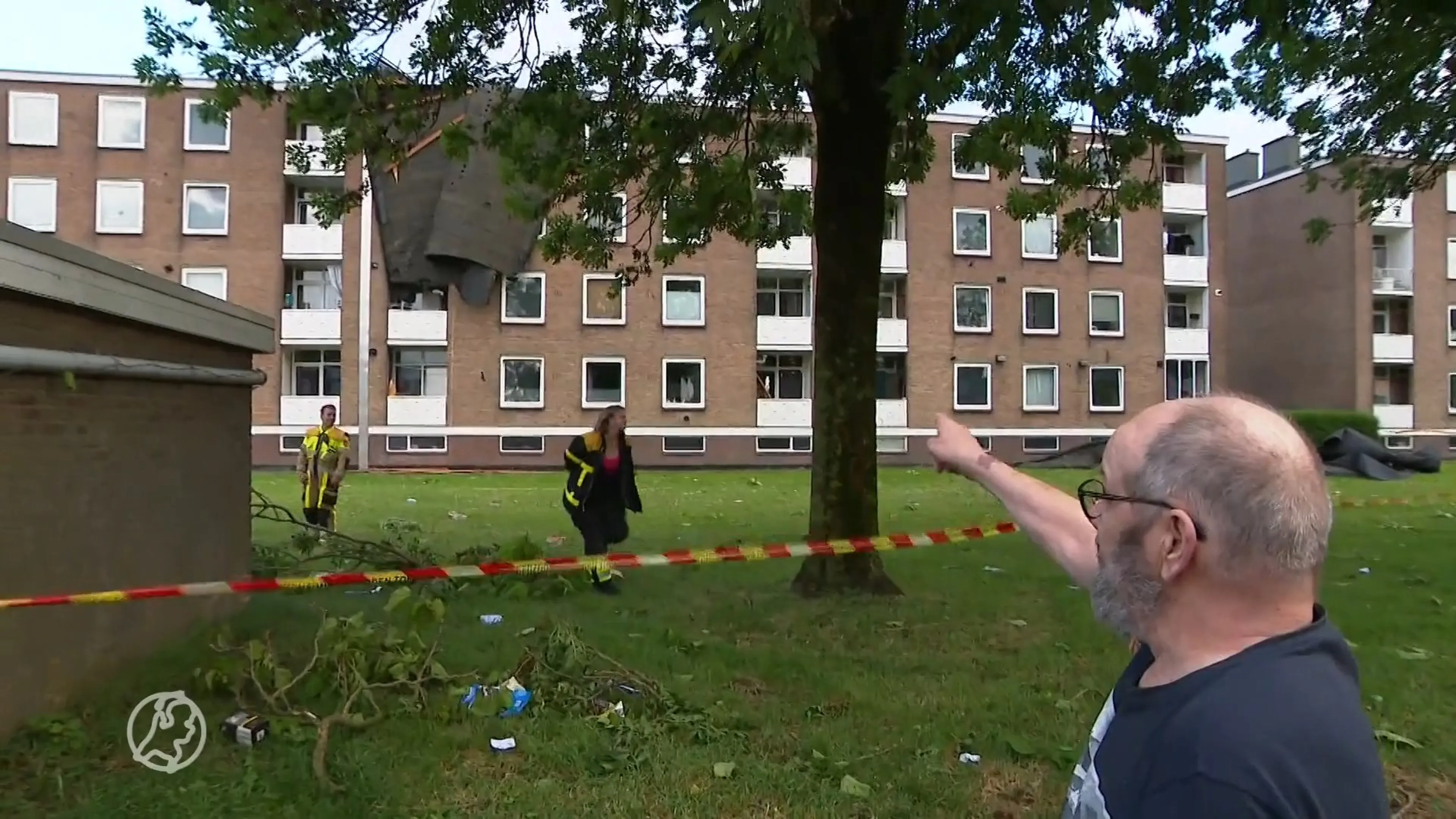 Twee gewonden en fikse schade door noodweer in Tiel