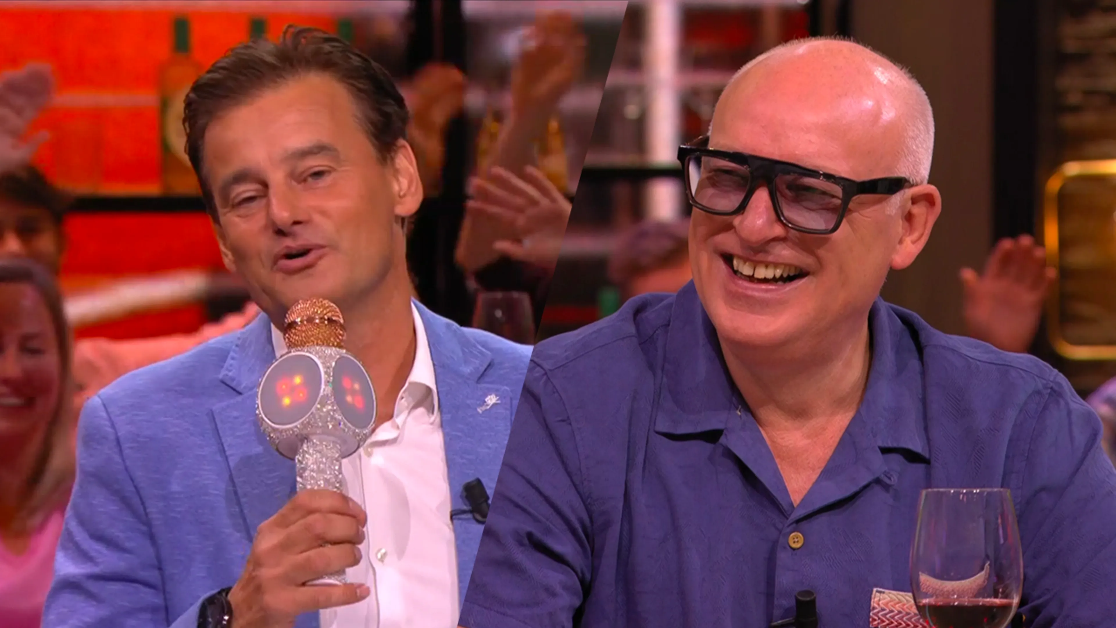 Wilfred sluit uitzending zingend af, René gaat stuk!