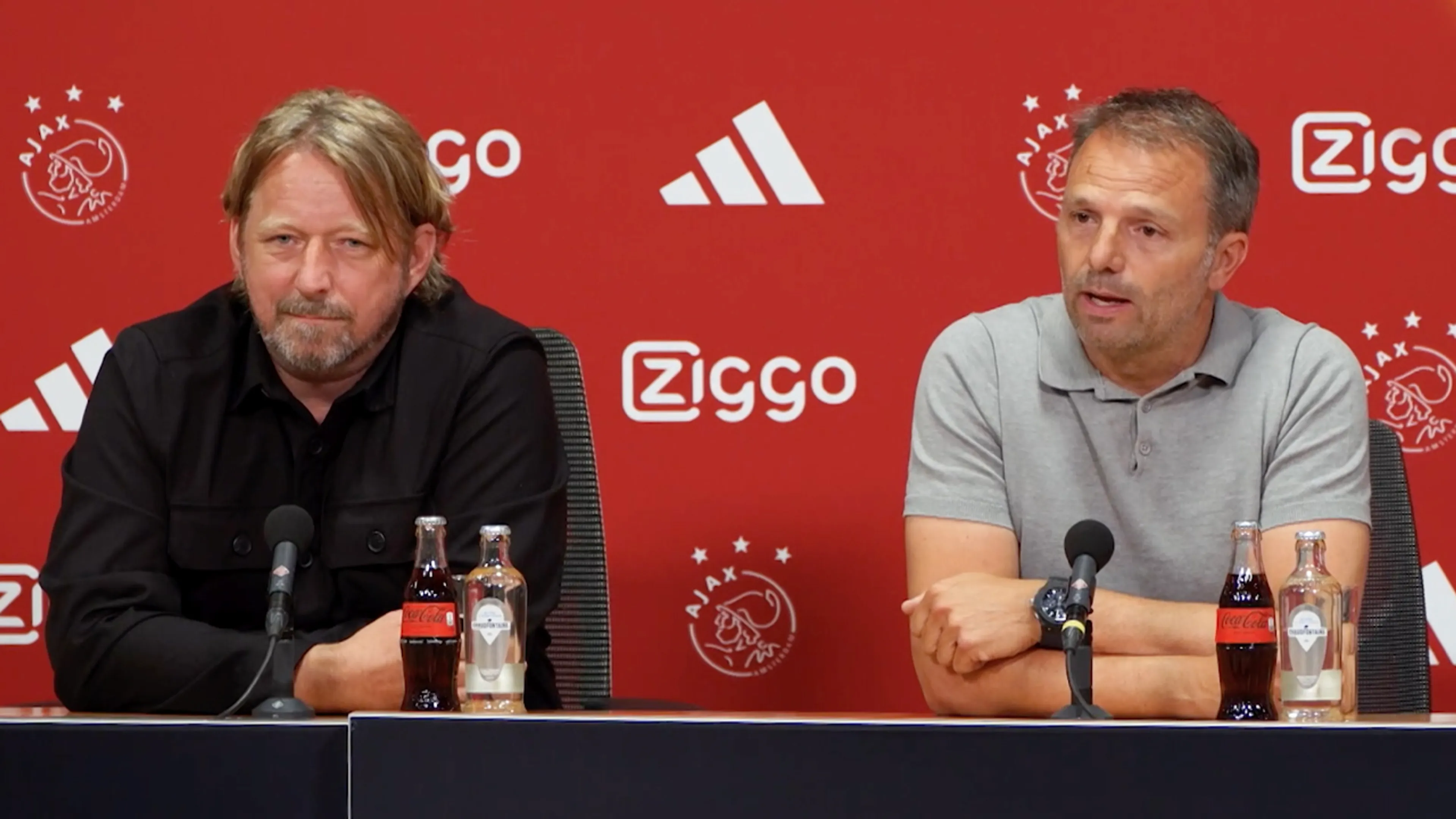 Kijk hier de persconferentie van Ajax met Maurice Steijn en Sven Mislintat terug!