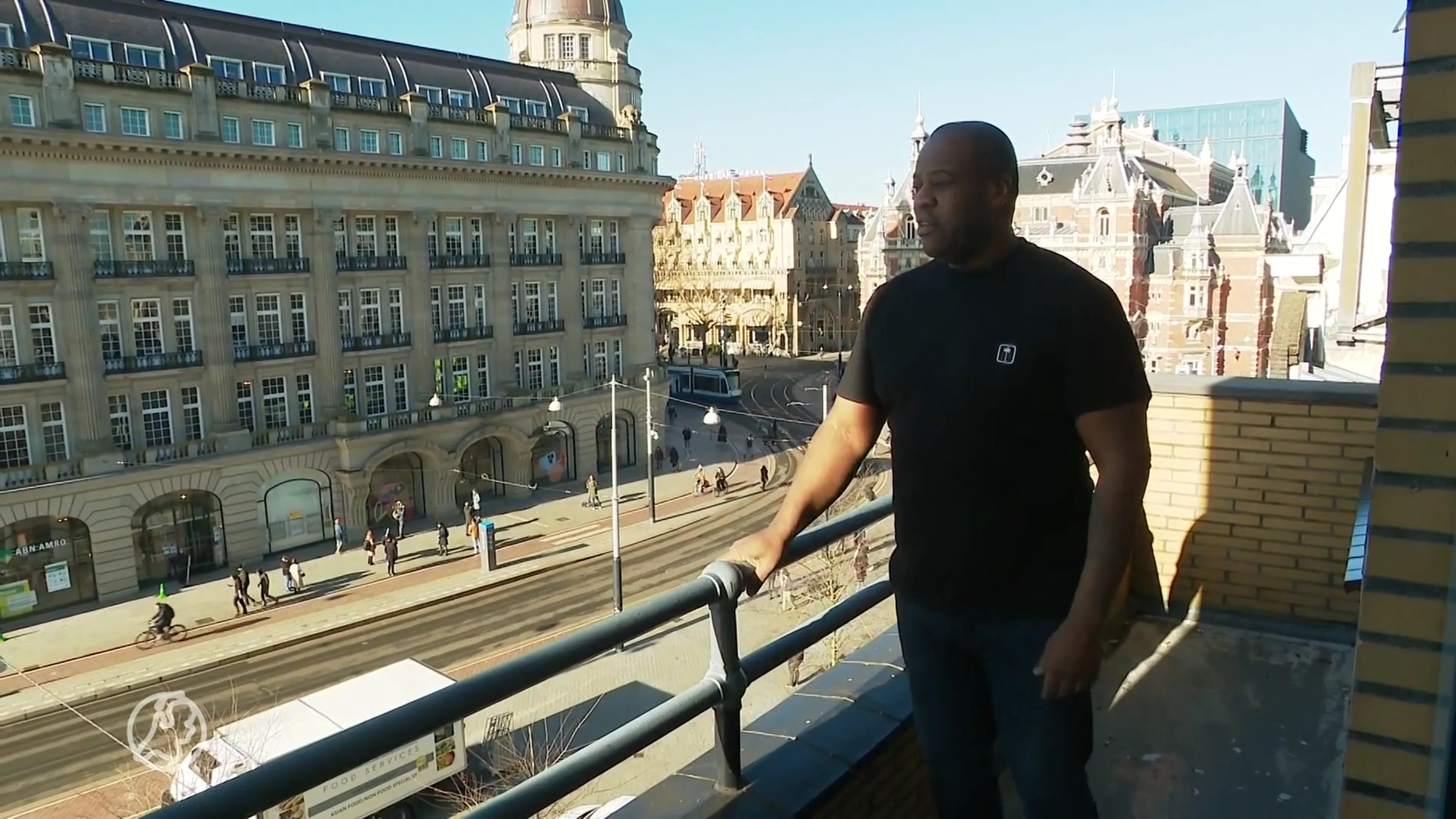 Amsterdamse Brian ziet de gewelddadige gijzeling vanuit zijn appartement