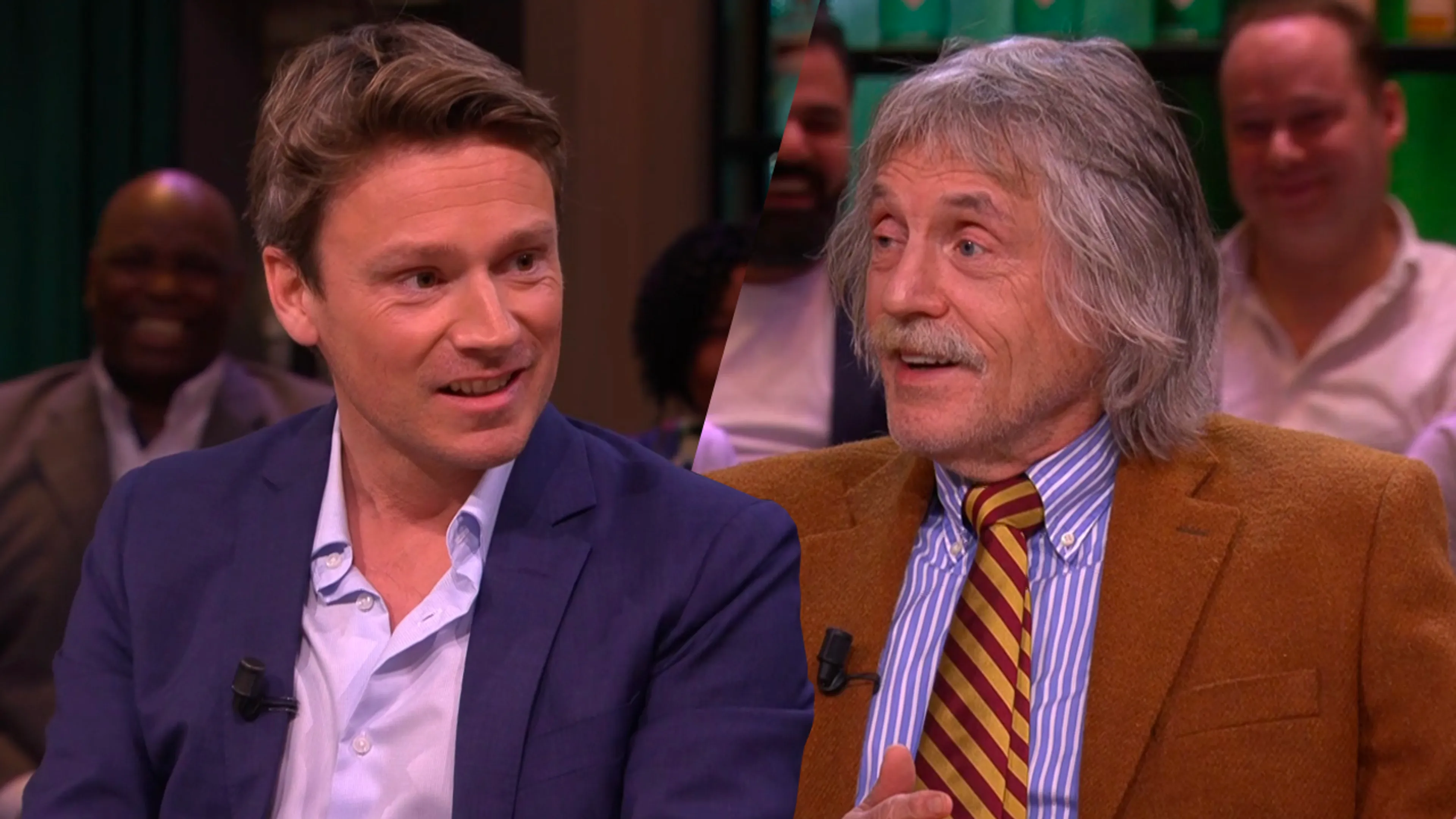 Sander tegen Johan: 'Alles is de schuld van Kaag, hè?'