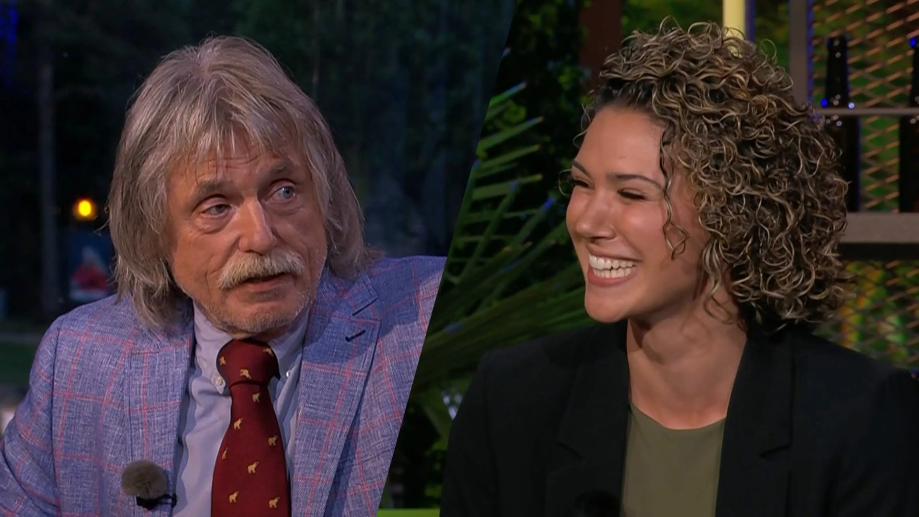 Bargast Chatilla klikt met Johan: 'Anders had ik je wel een kans gegeven, hoor!'