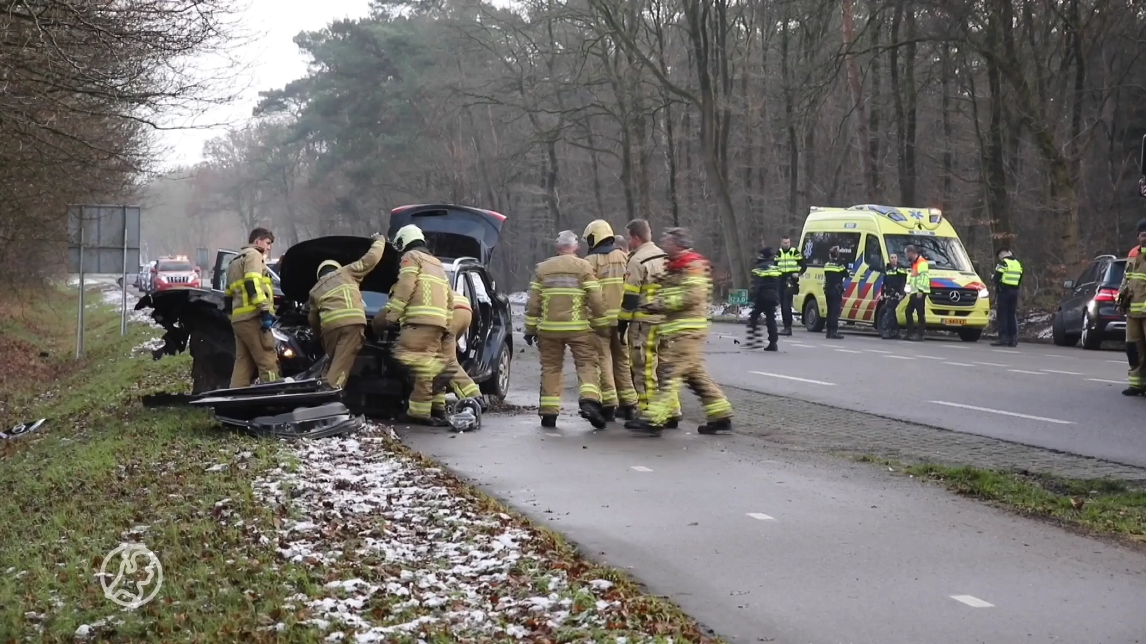 Meerdere gewonden bij ernstige aanrijding op N302