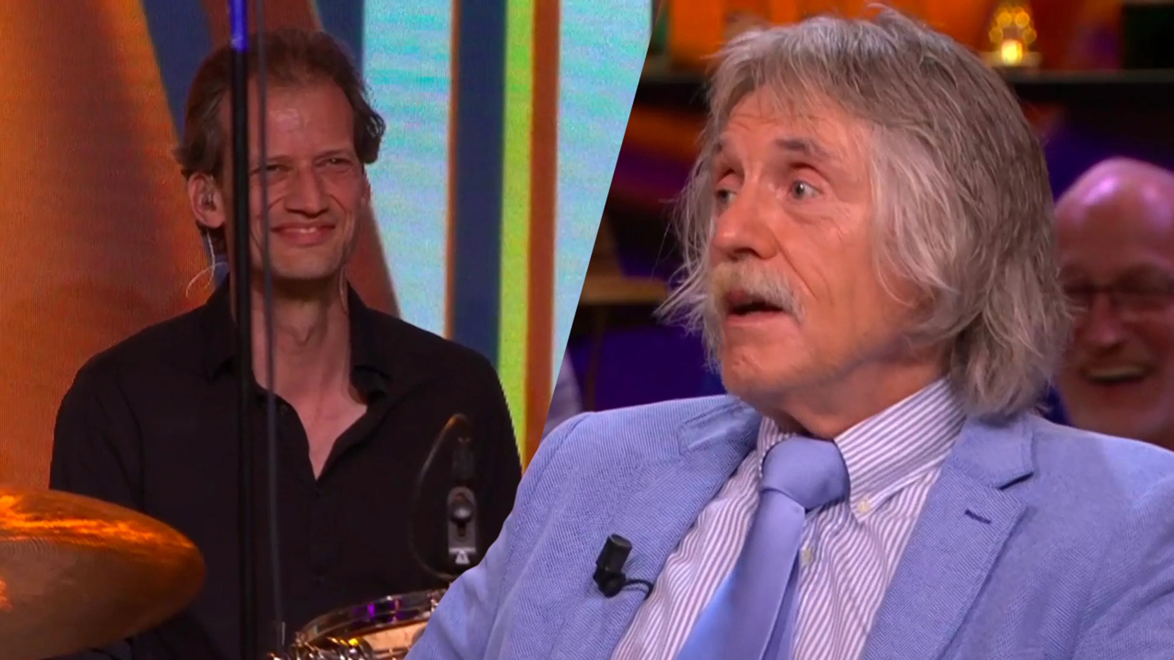 Betoog Johan bruut onderbroken door de band: ‘Ik was aan het woord?!’