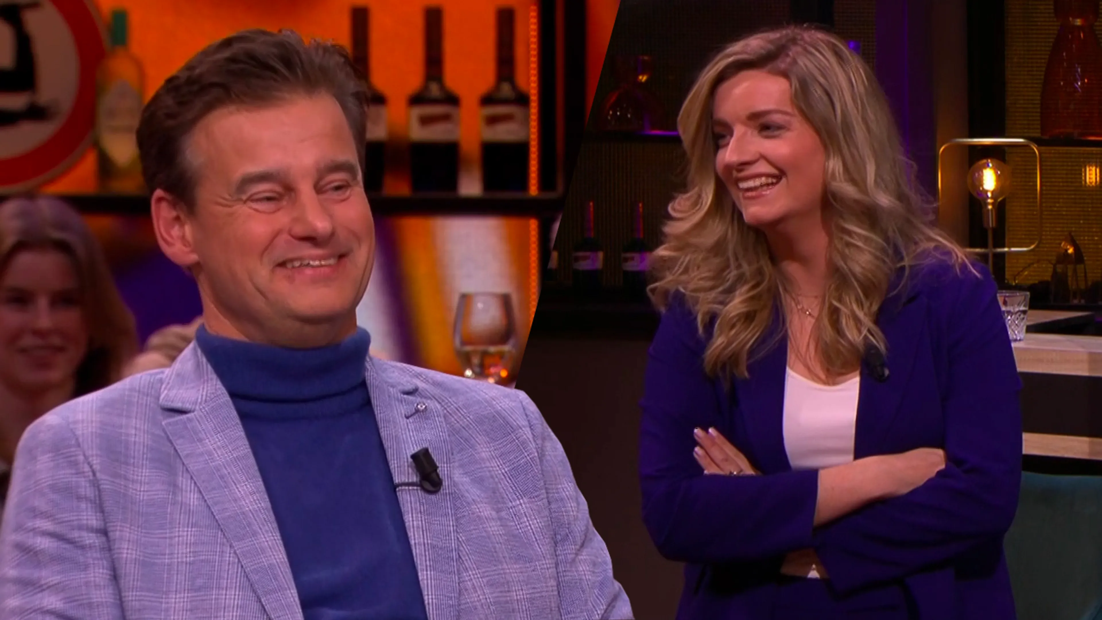 Wilfred saboteert monitor Merel Ek en zet ordinaire beelden op scherm