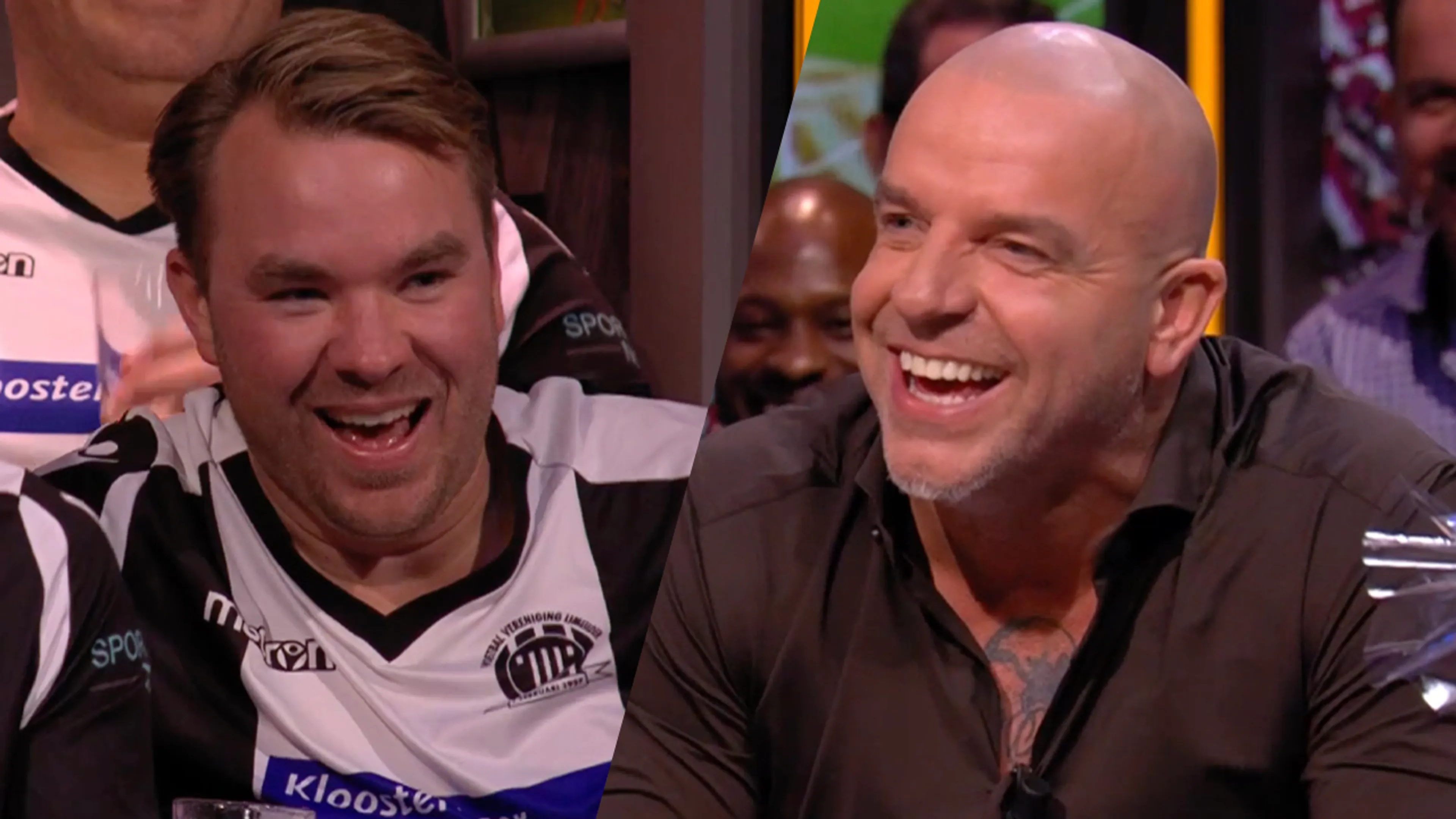 Jarige Andy wordt toegezongen en gooit taart het publiek in: 'Lekker, hè?!'